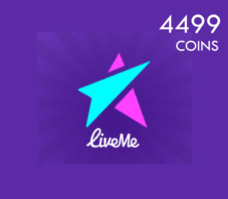 Liveme 4499 Coins Gift Card