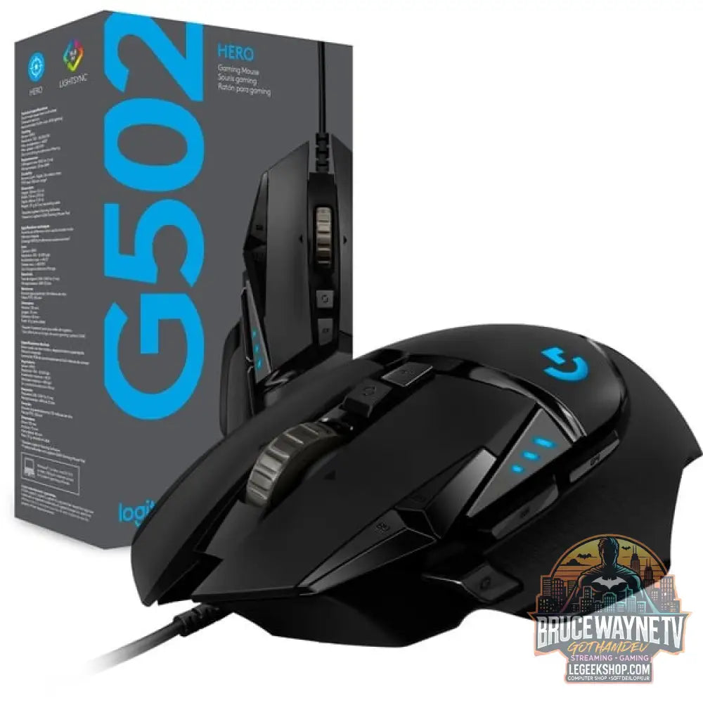 Logitech G502 HERO, souris gaming - vue 10