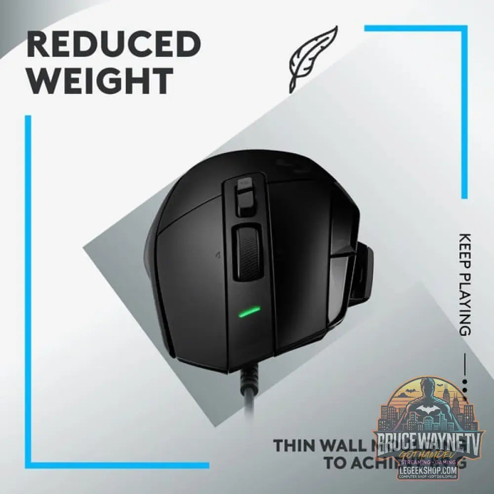 Logitech G502 X, souris gaming - vue 6