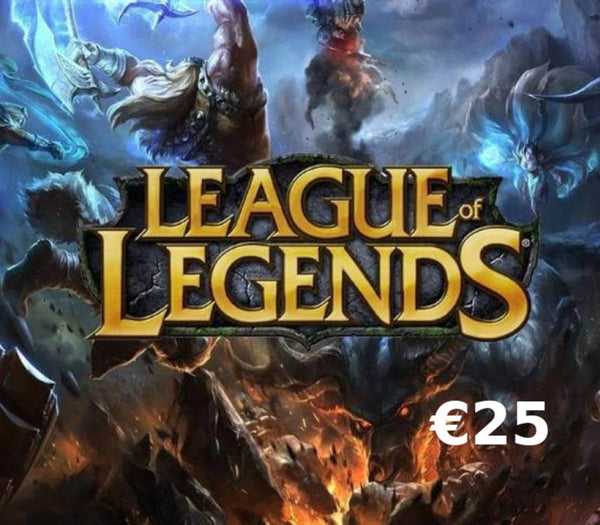 League of Legends 25 EUR Prepaid RP Card