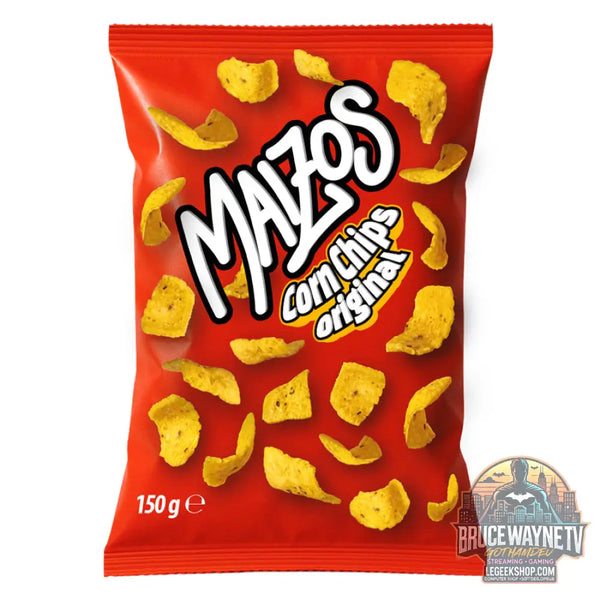 Maizos Corn Chips Original chips de maïs au goût original de 150g (Paquet de 16) - Snacks & boissons importés