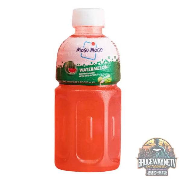 Mogu Mogu Watermelon boisson au goût de pastèque avec nata de coco de 320ml (Pack de 24) - Snacks & boissons importés