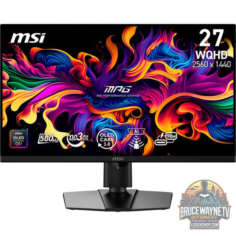 MSI MPG 271QRDE QD-OLED X50 26,5" QHD/WQHD QD-OLED 500 Hz - MSI - vue 2