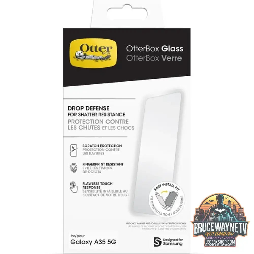 Otterbox Glass, Schutzfolie transparent, Samsung Galaxy A35 5G - Beschaffenheit: Glänzend - vue 4