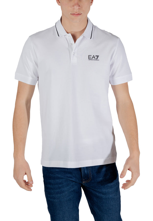 Ea7 Polo homme — white