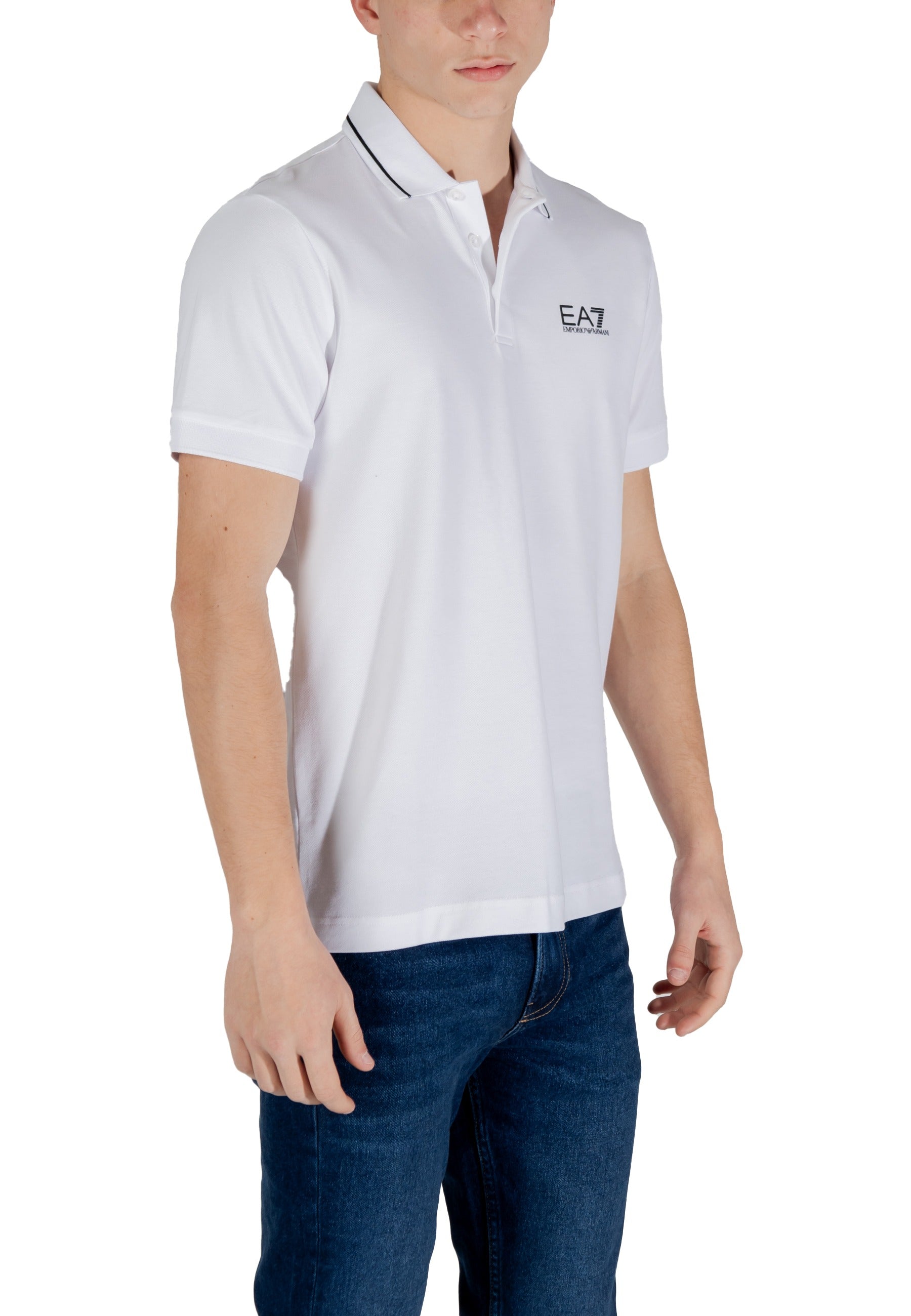 Ea7 Polo homme — white