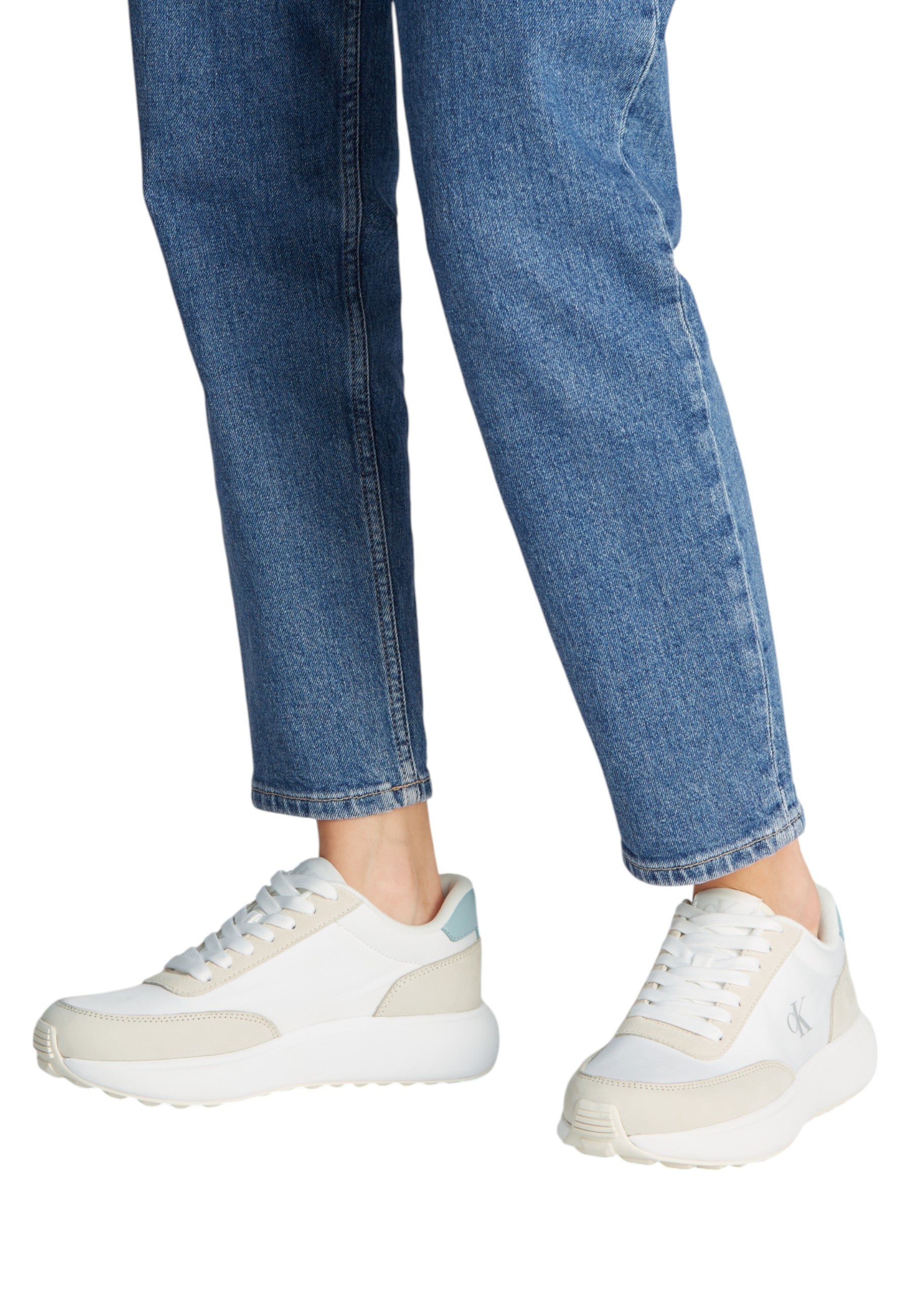 Calvin Klein Jeans Baskets femme — beige