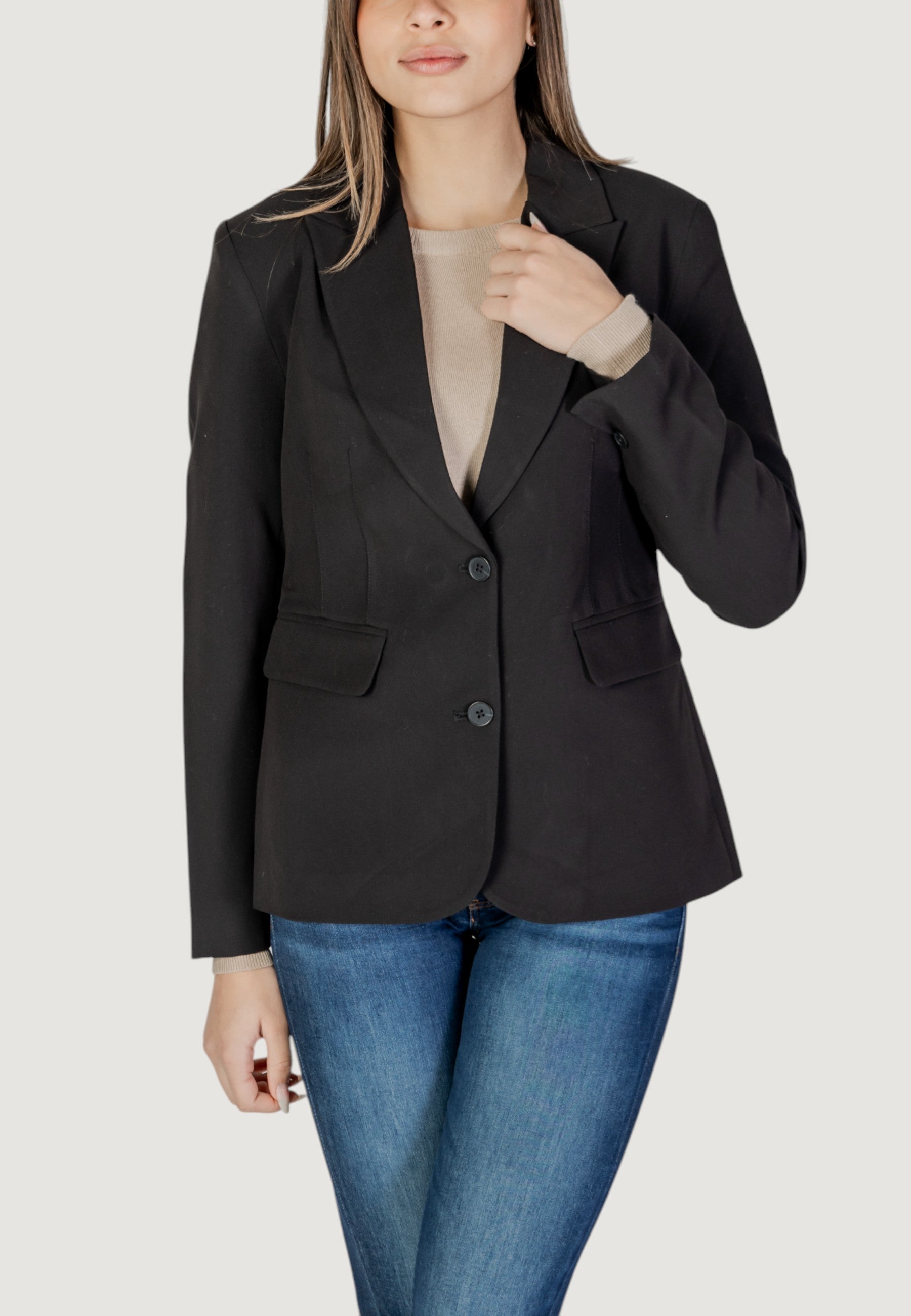 Only Vêtement femme Jaquettes — black