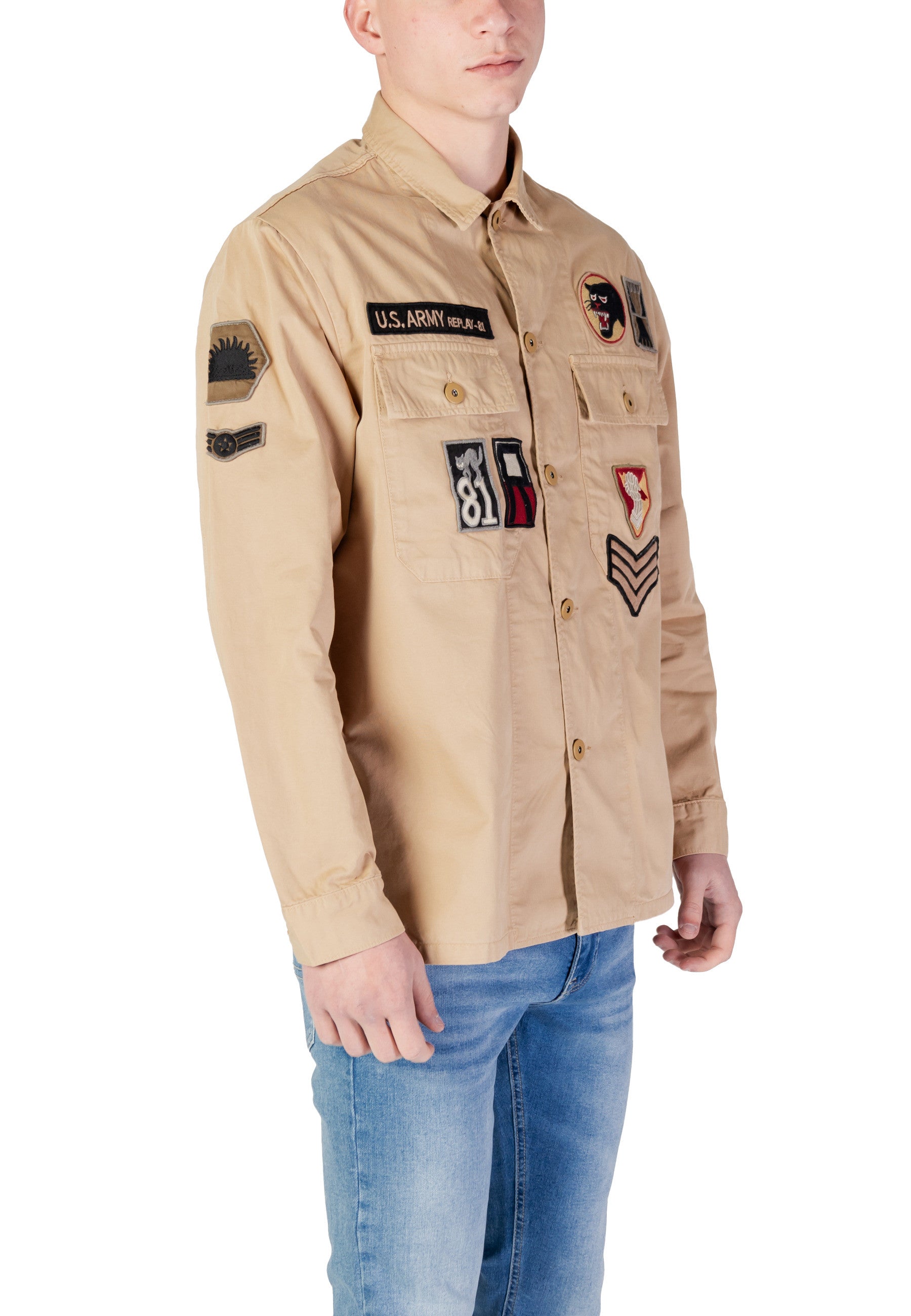 Replay Chemise homme Chemises — beige