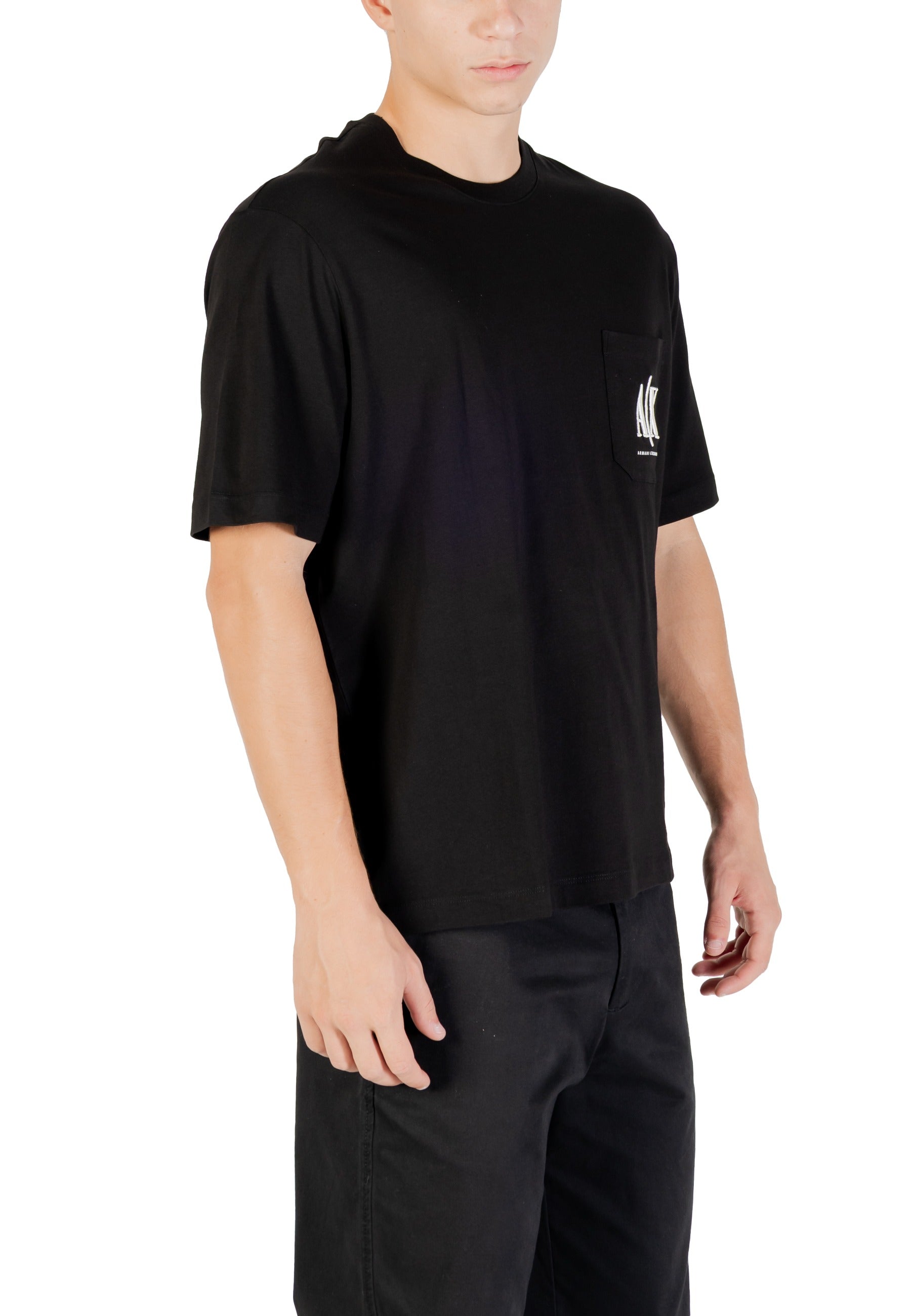 Armani Exchange T-shirt homme — black