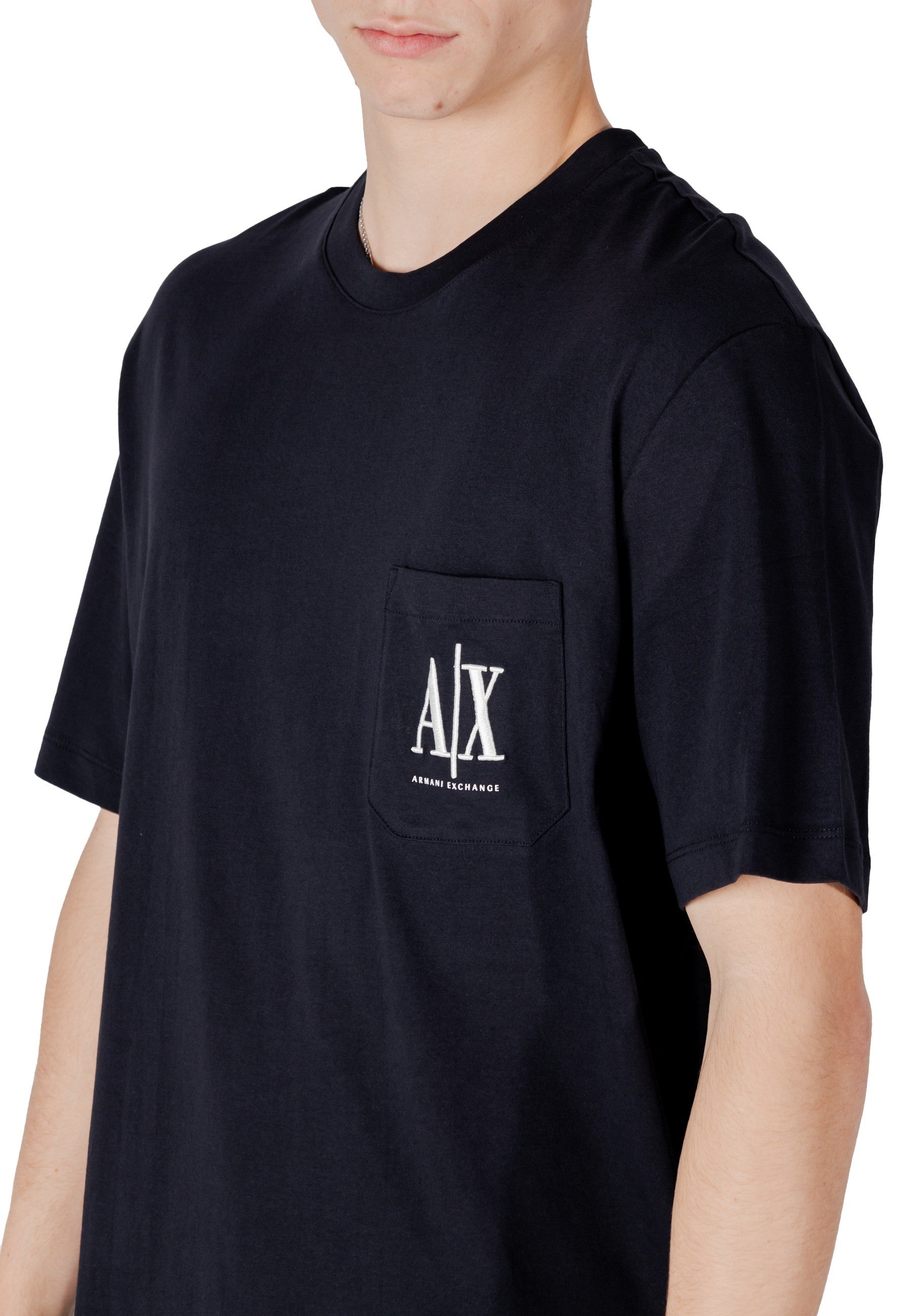 Armani Exchange T-shirt homme — blue