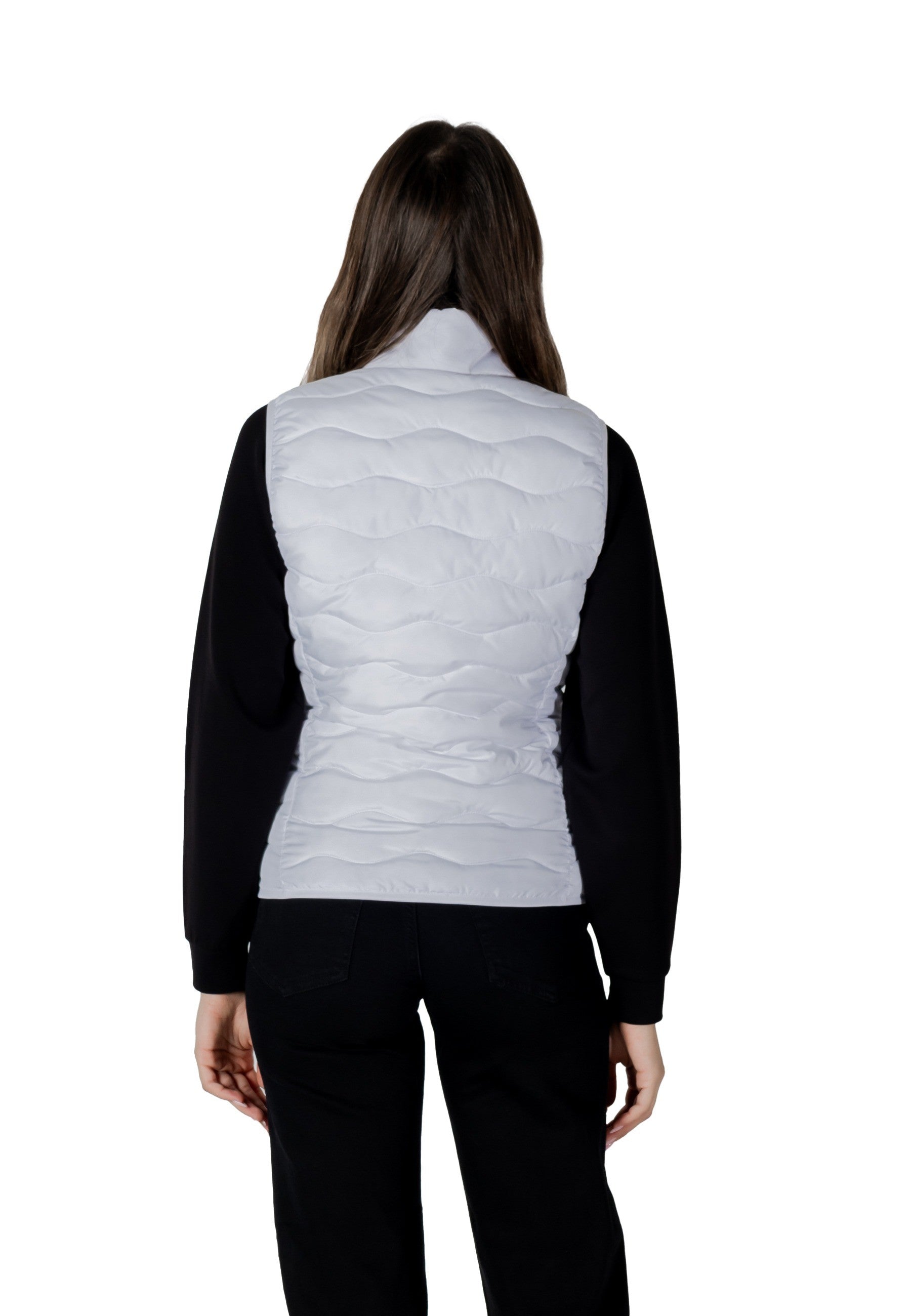 Ea7 Vêtement femme Gilets — white