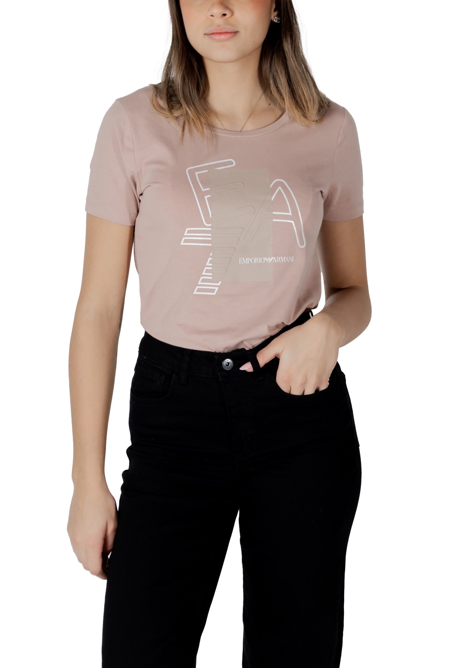Ea7 T-shirt femme — pink