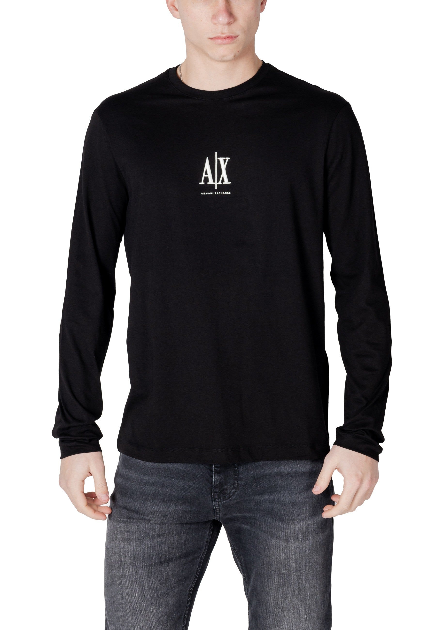 Armani Exchange T-shirt homme — black