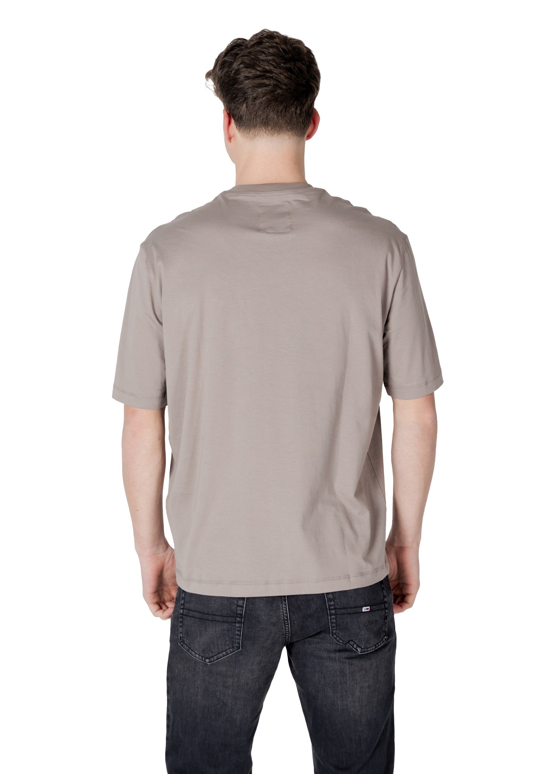 Armani Exchange T-shirt homme — brown