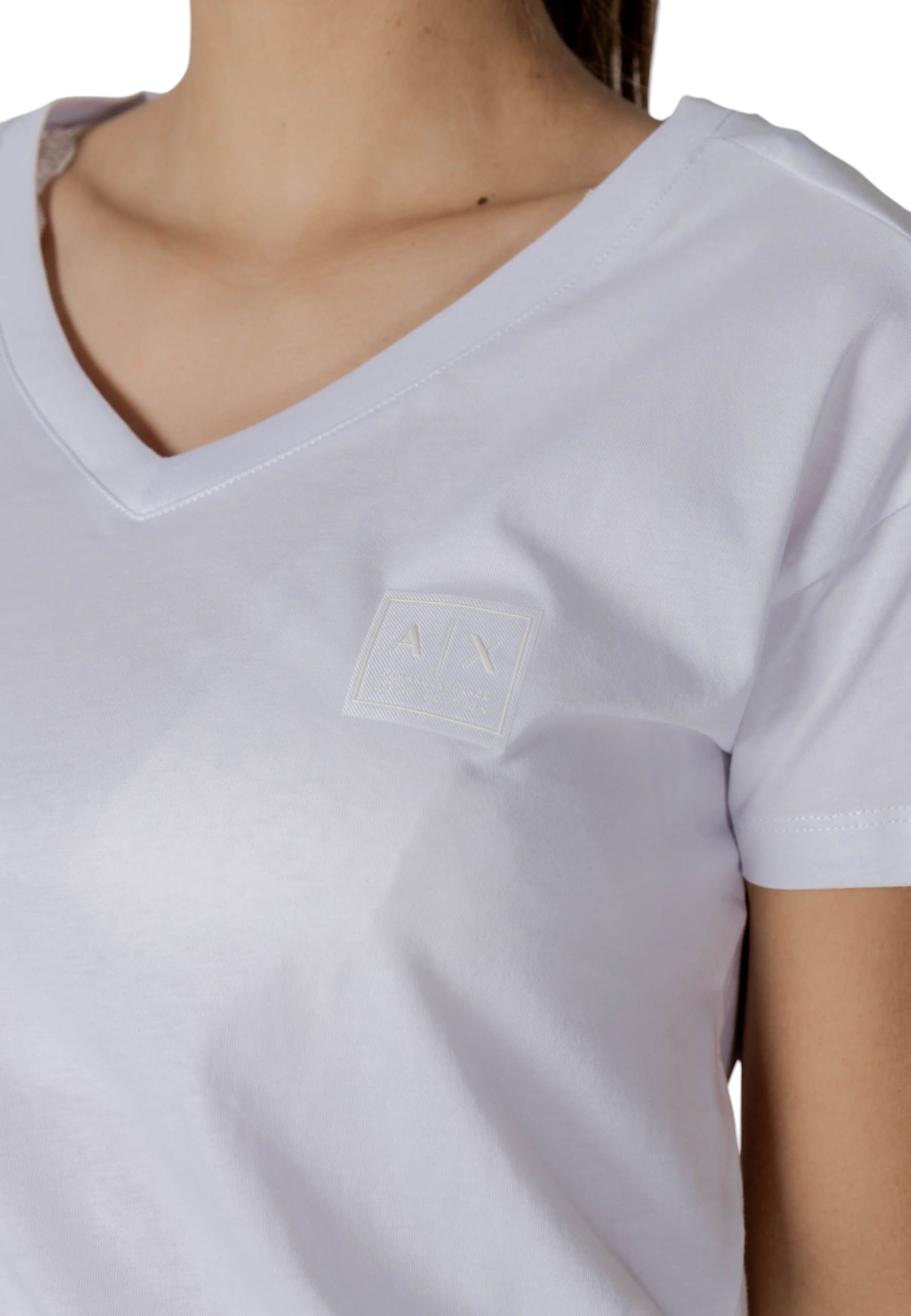 Armani Exchange T-shirt femme — white