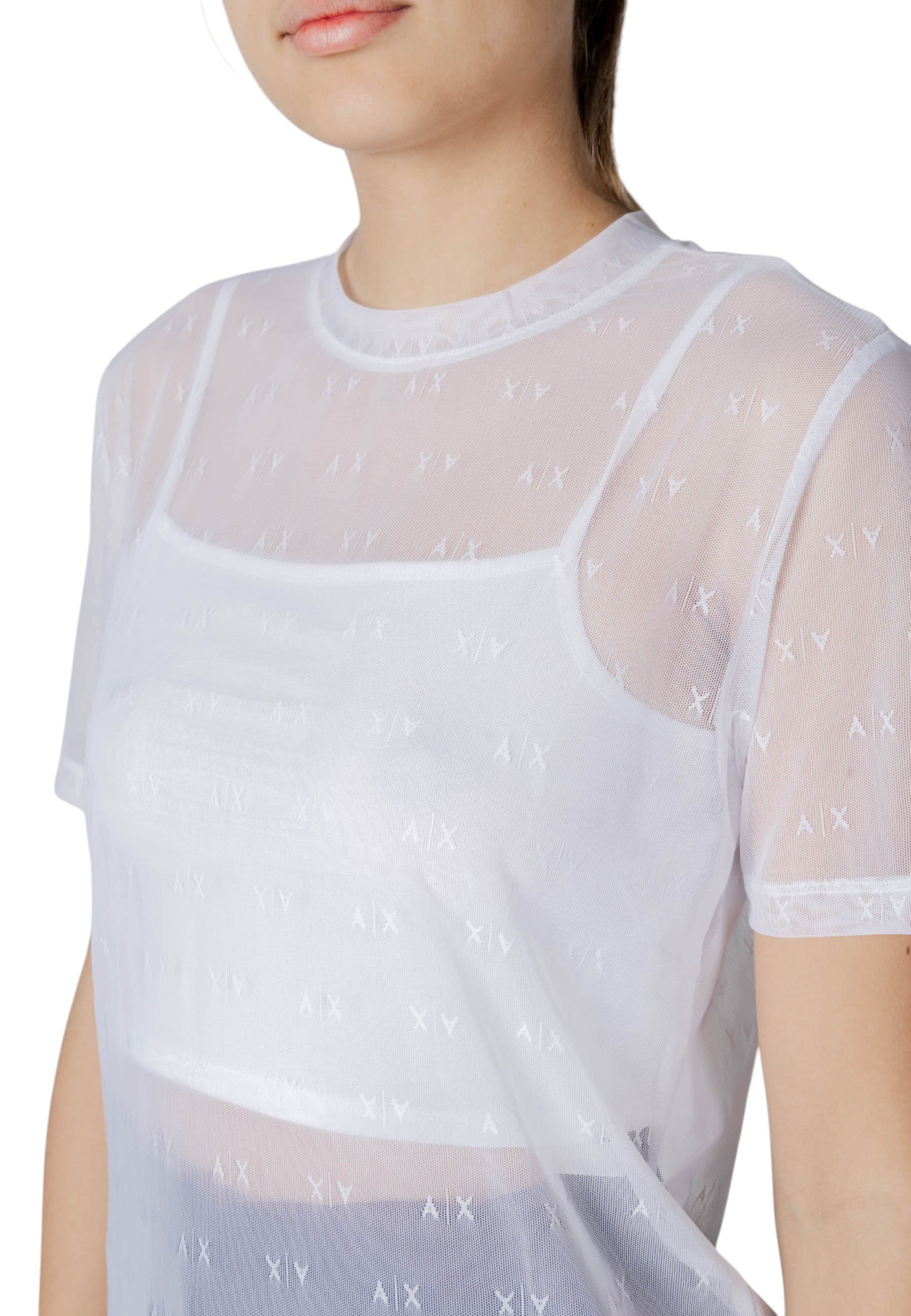 Armani Exchange T-shirt femme — white