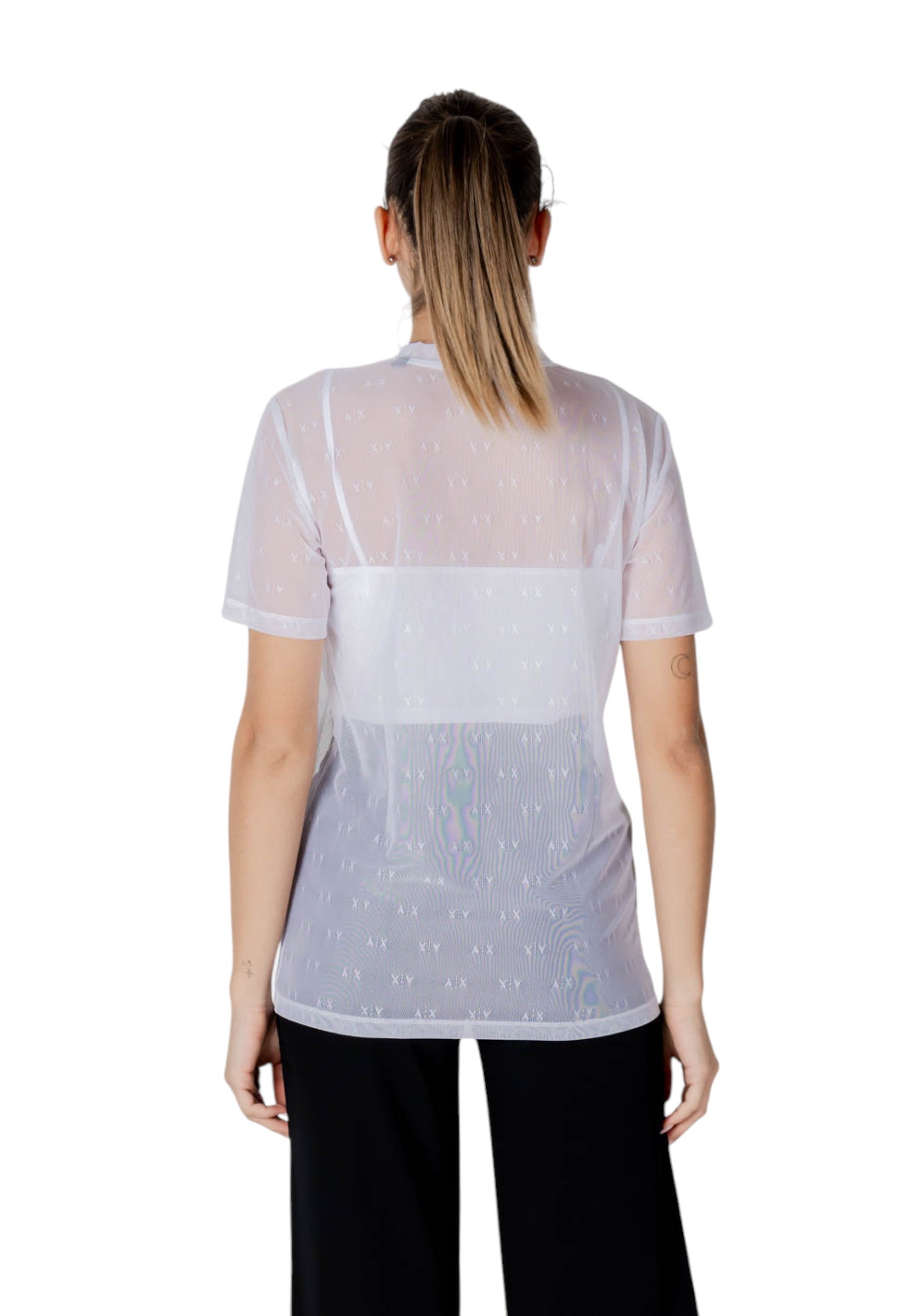 Armani Exchange T-shirt femme — white