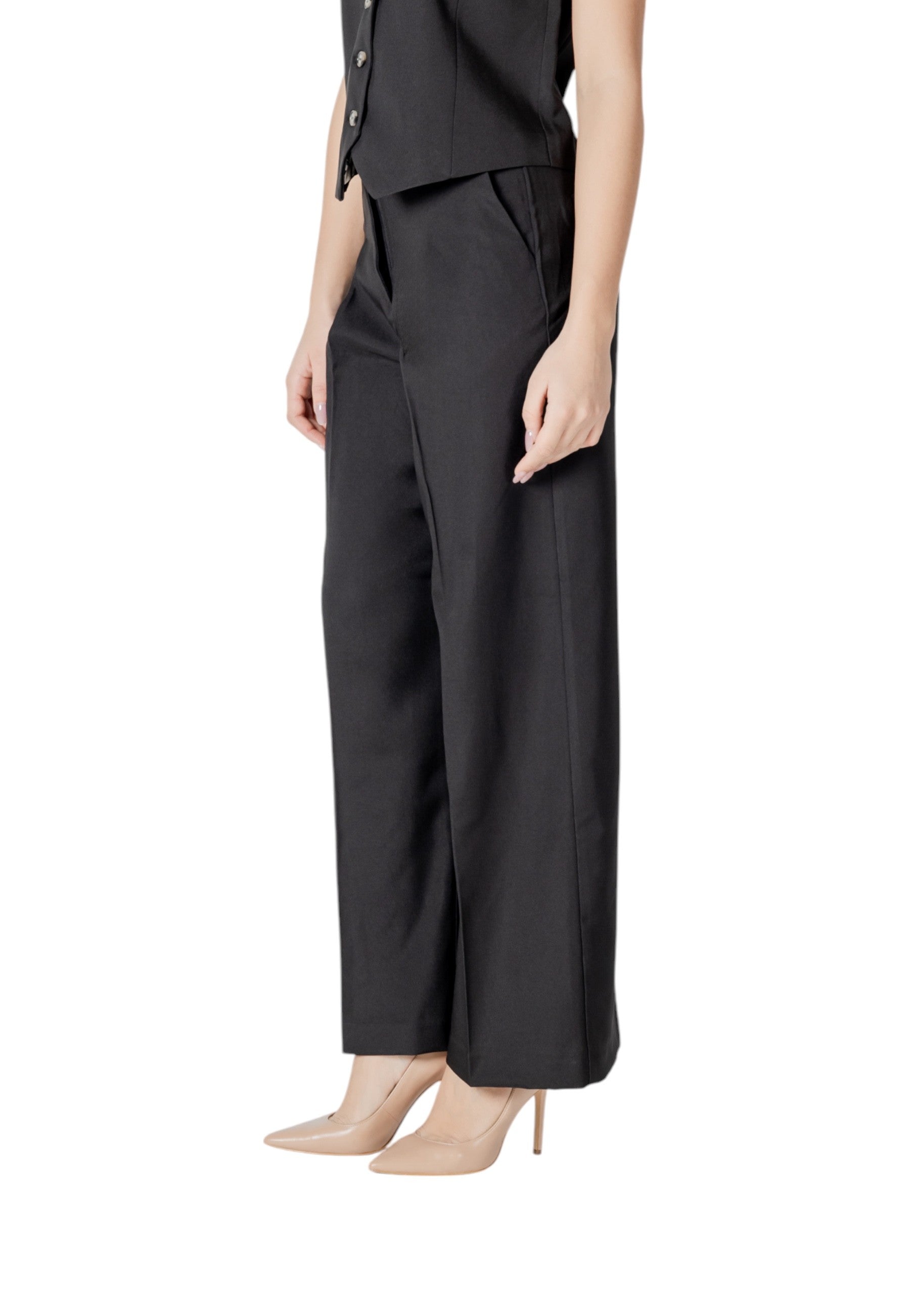 Ichi Pantalon femme Pantalons — black