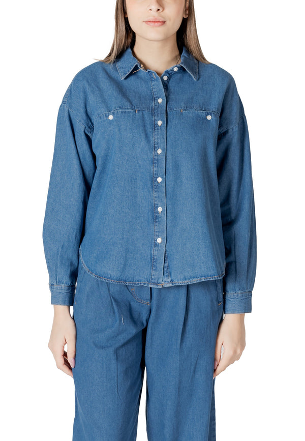 Ichi Chemise femme Chemises — light blue
