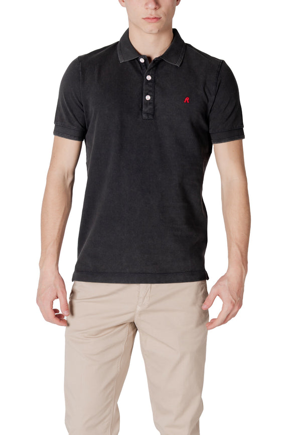 Replay Polo homme — black