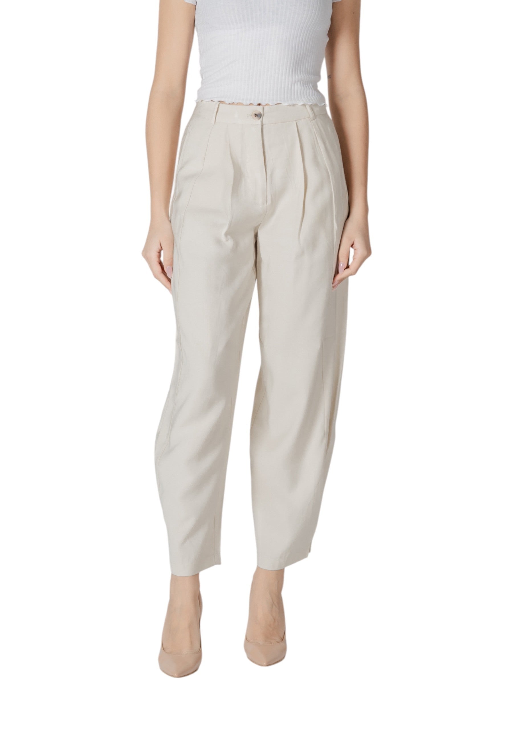Vila Clothes Pantalon femme Pantalons — white