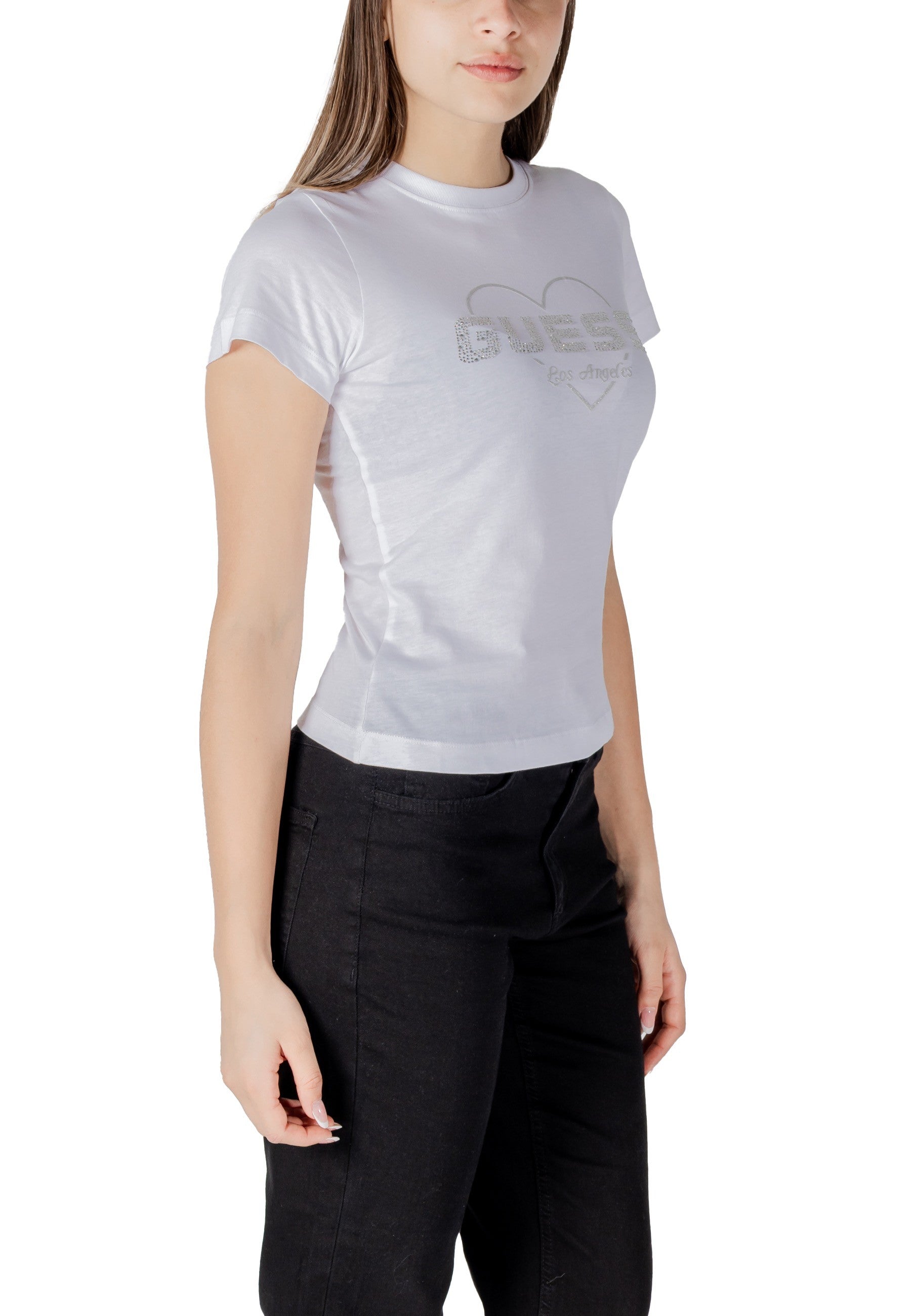 Guess Active T-shirt femme — white