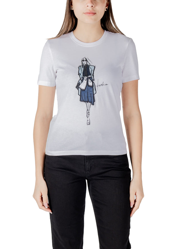 Only T-shirt femme — white