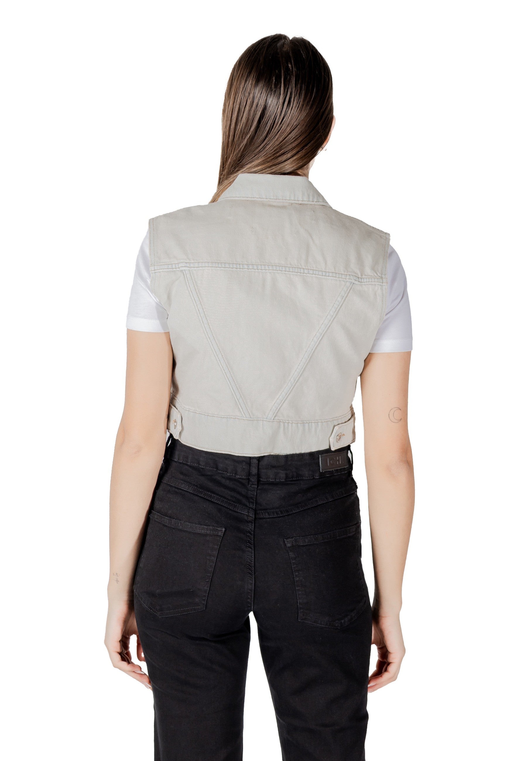 Only Vêtement femme Gilets — beige