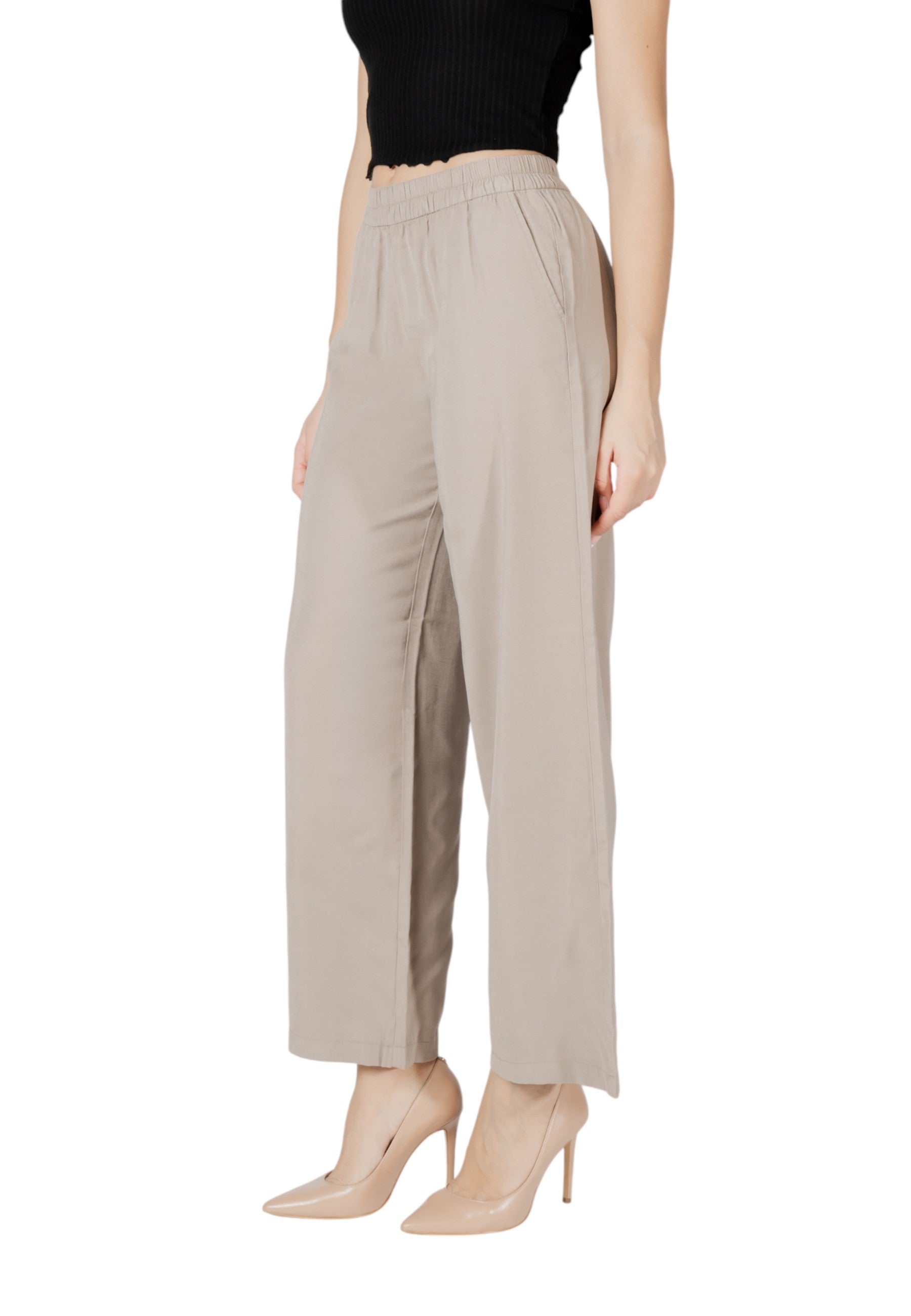 Only Pantalon femme Pantalons — beige