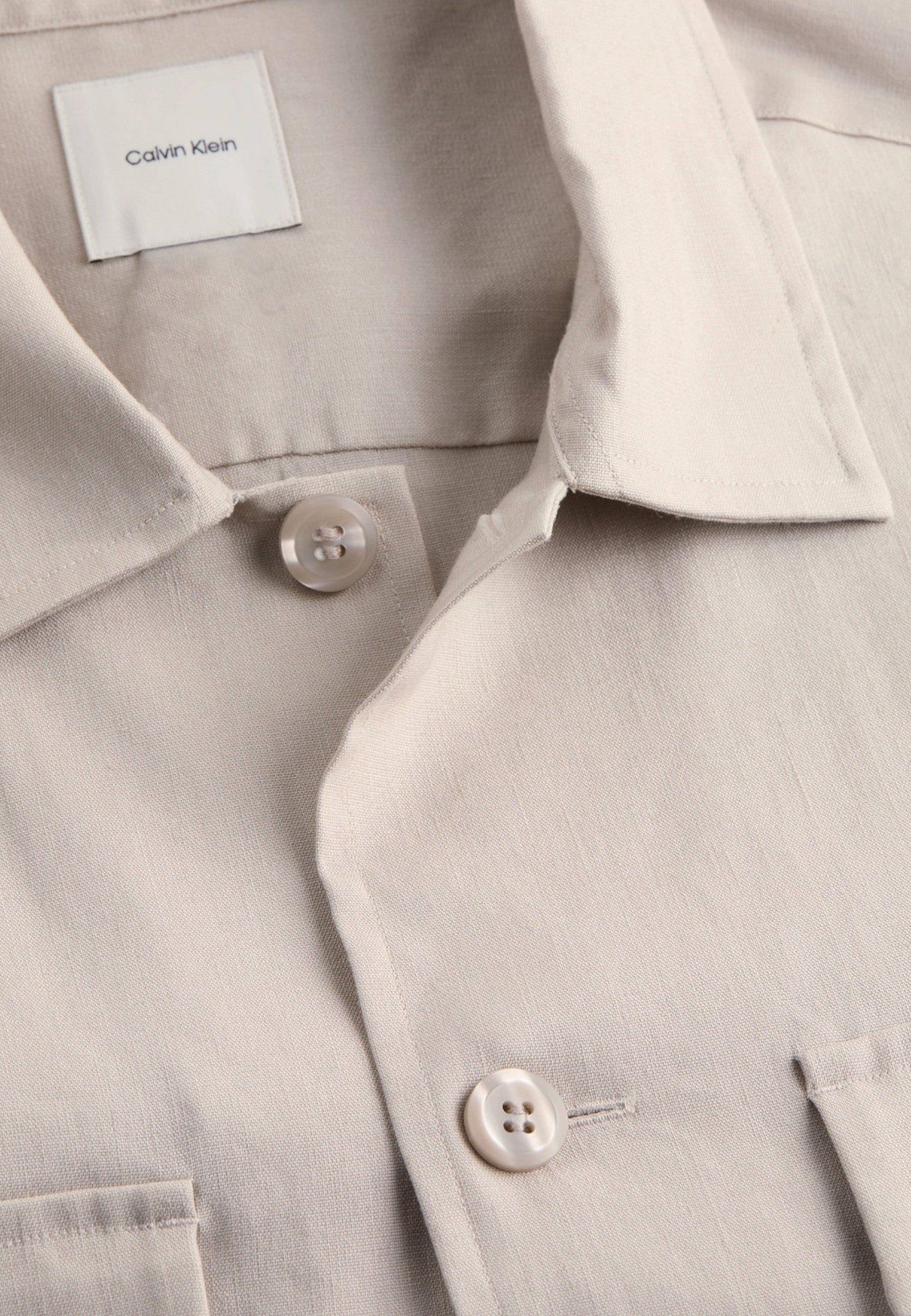 Calvin Klein Chemise homme Chemises — beige
