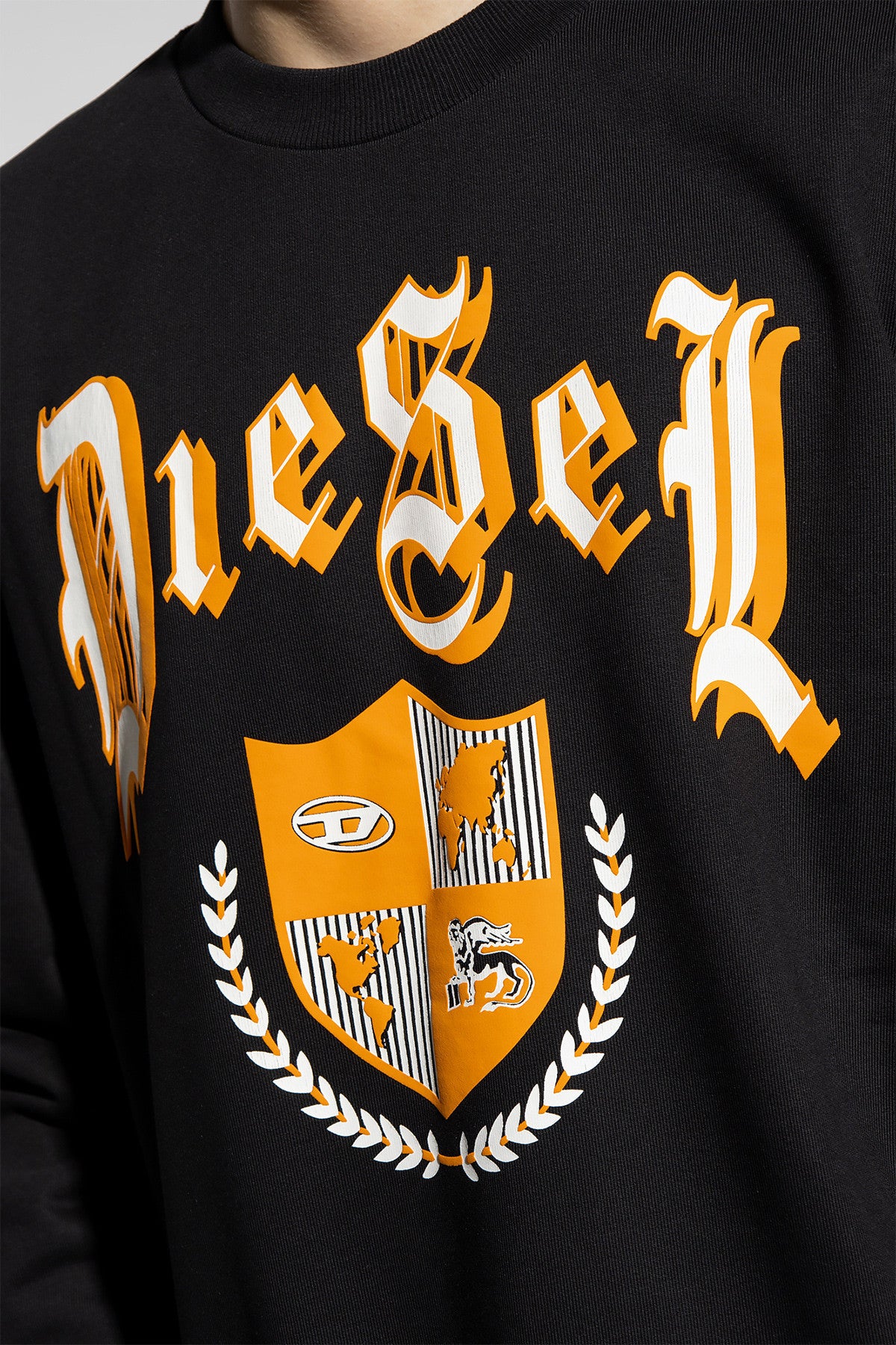 Diesel Sweat homme Sweatshirts — black