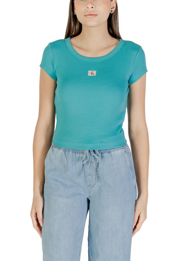 Calvin Klein Jeans T-shirt femme — light blue