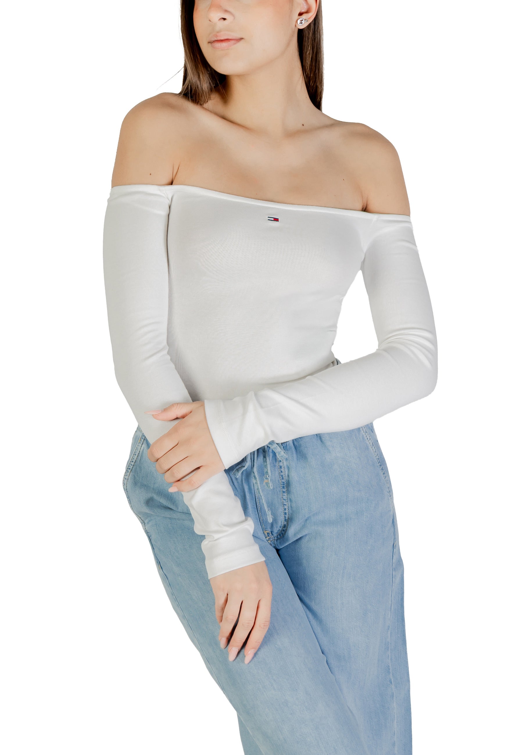 Tommy Hilfiger Jeans Jean femme Tops — white