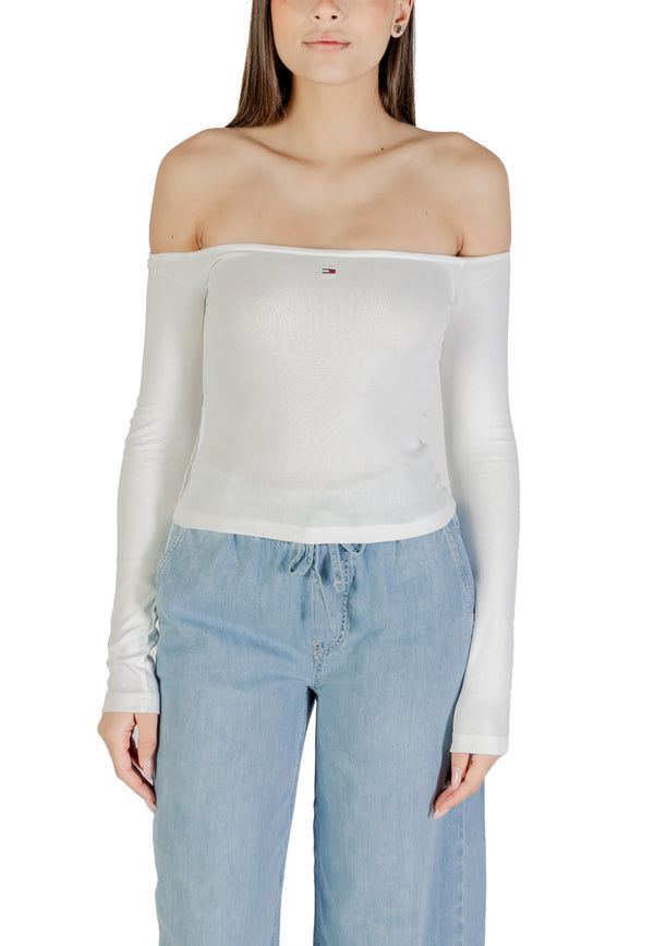 Tommy Hilfiger Jeans Jean femme Tops — white