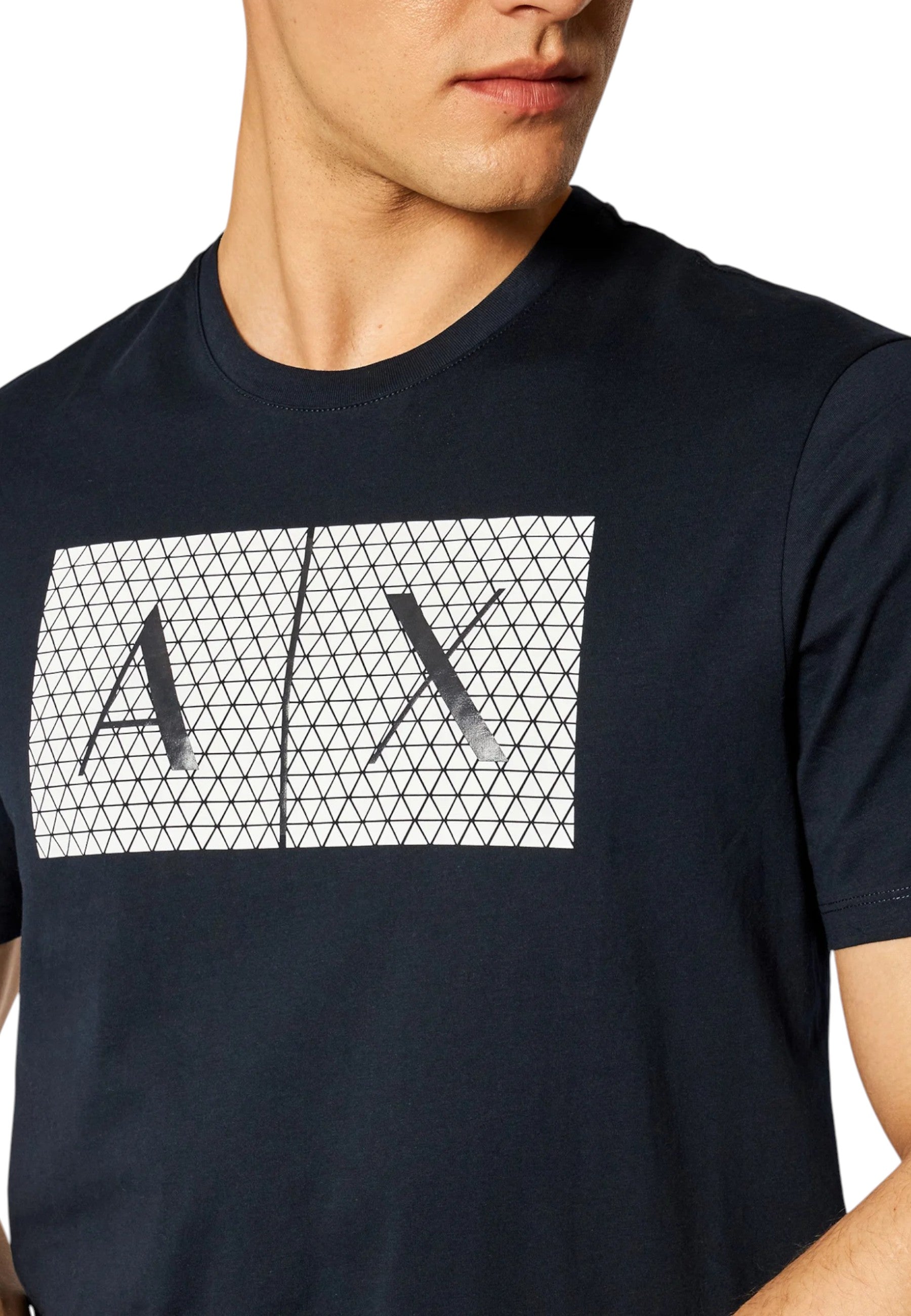 Armani Exchange T-shirt homme — blue