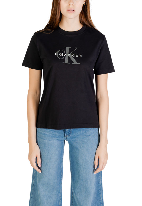 Calvin Klein Jeans T-shirt femme — black
