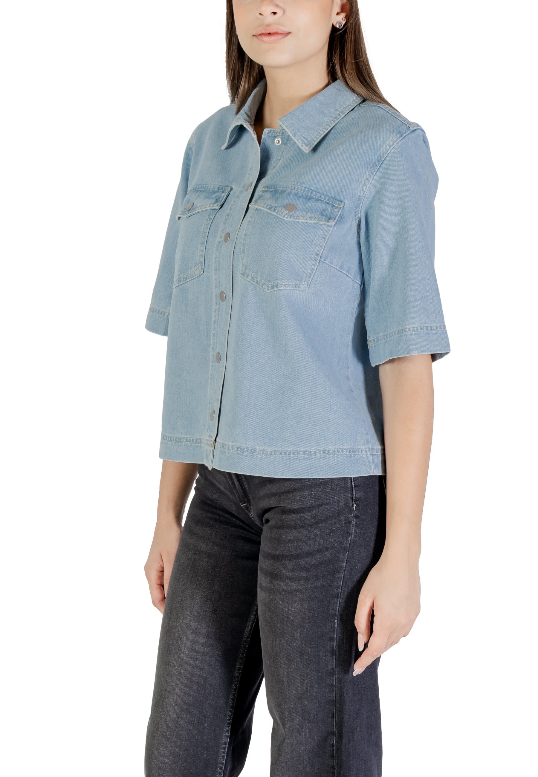 Only Chemise femme Chemises — light blue