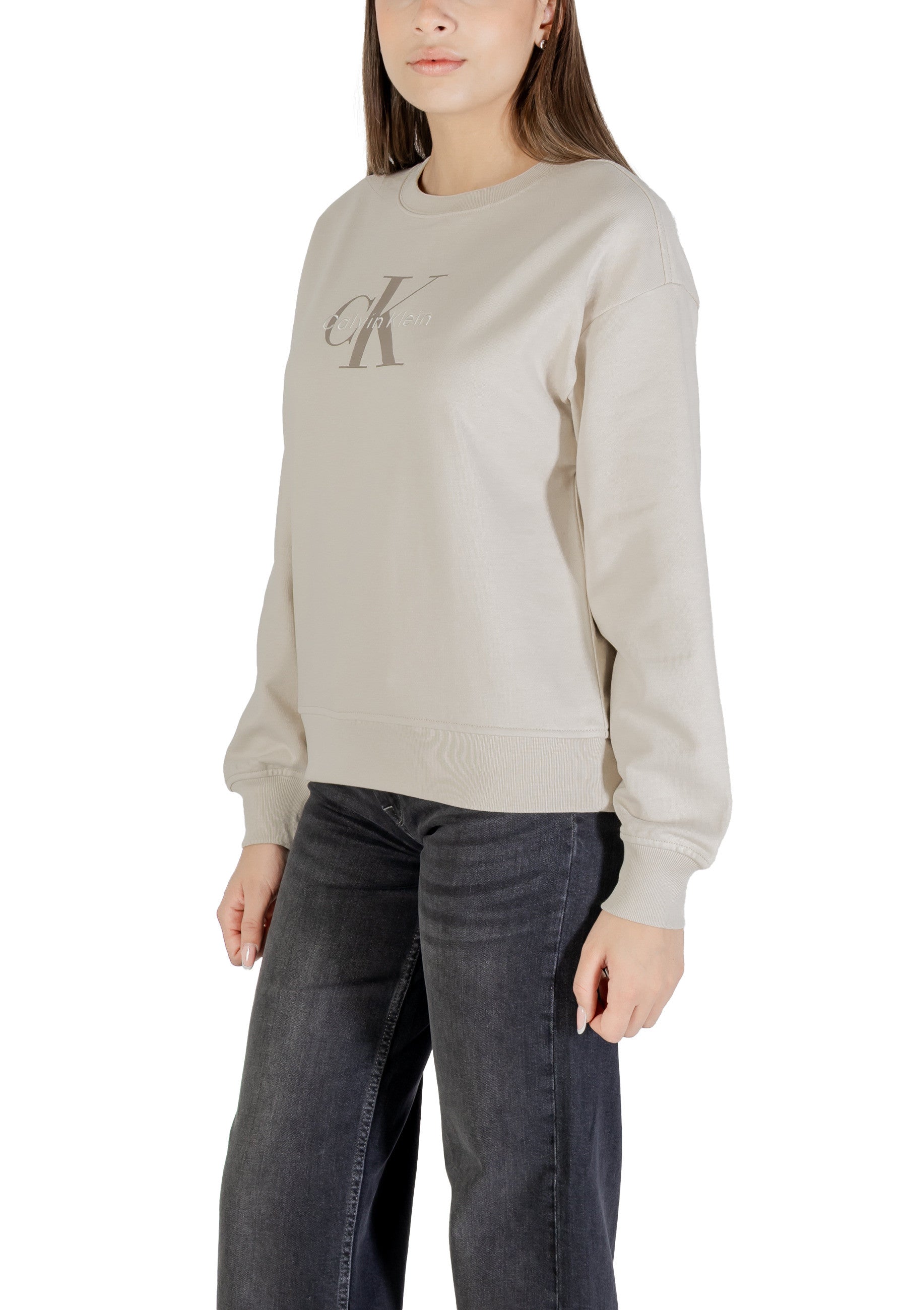 Calvin Klein Jeans Sweat femme Sweatshirts — beige