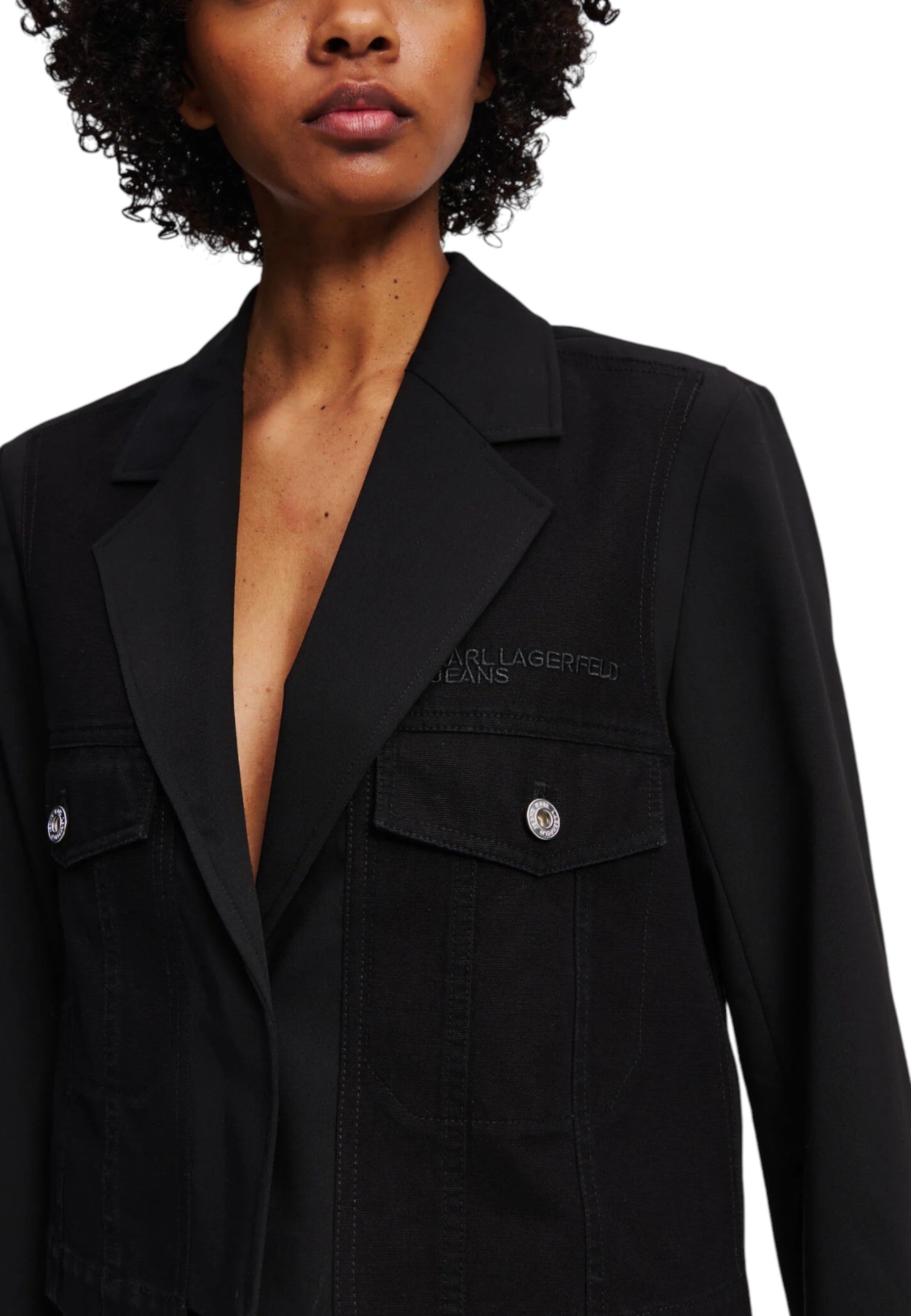 Karl Lagerfeld Jeans Jean femme Jaquettes — black