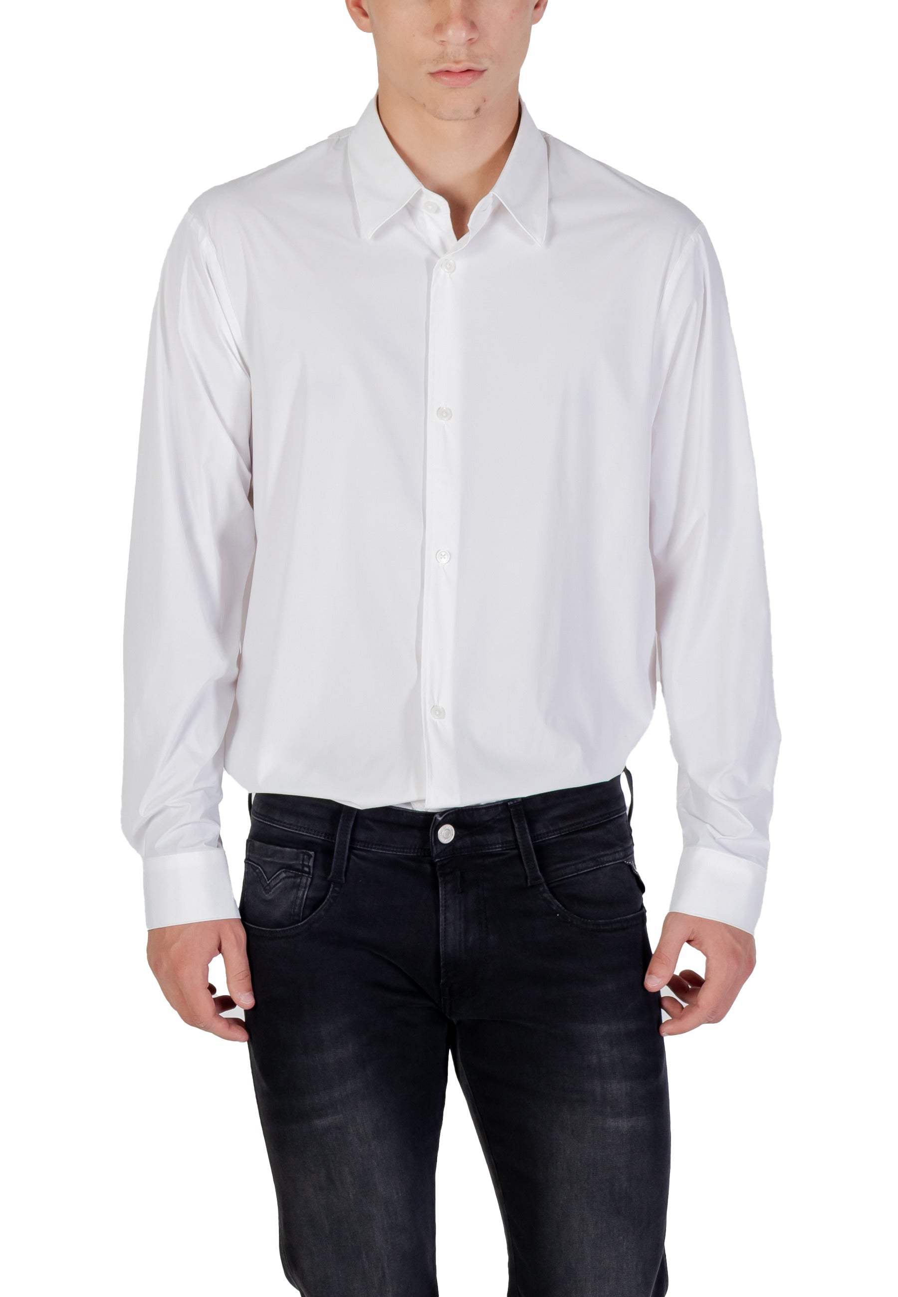 Armani Exchange Chemise homme Chemises — white