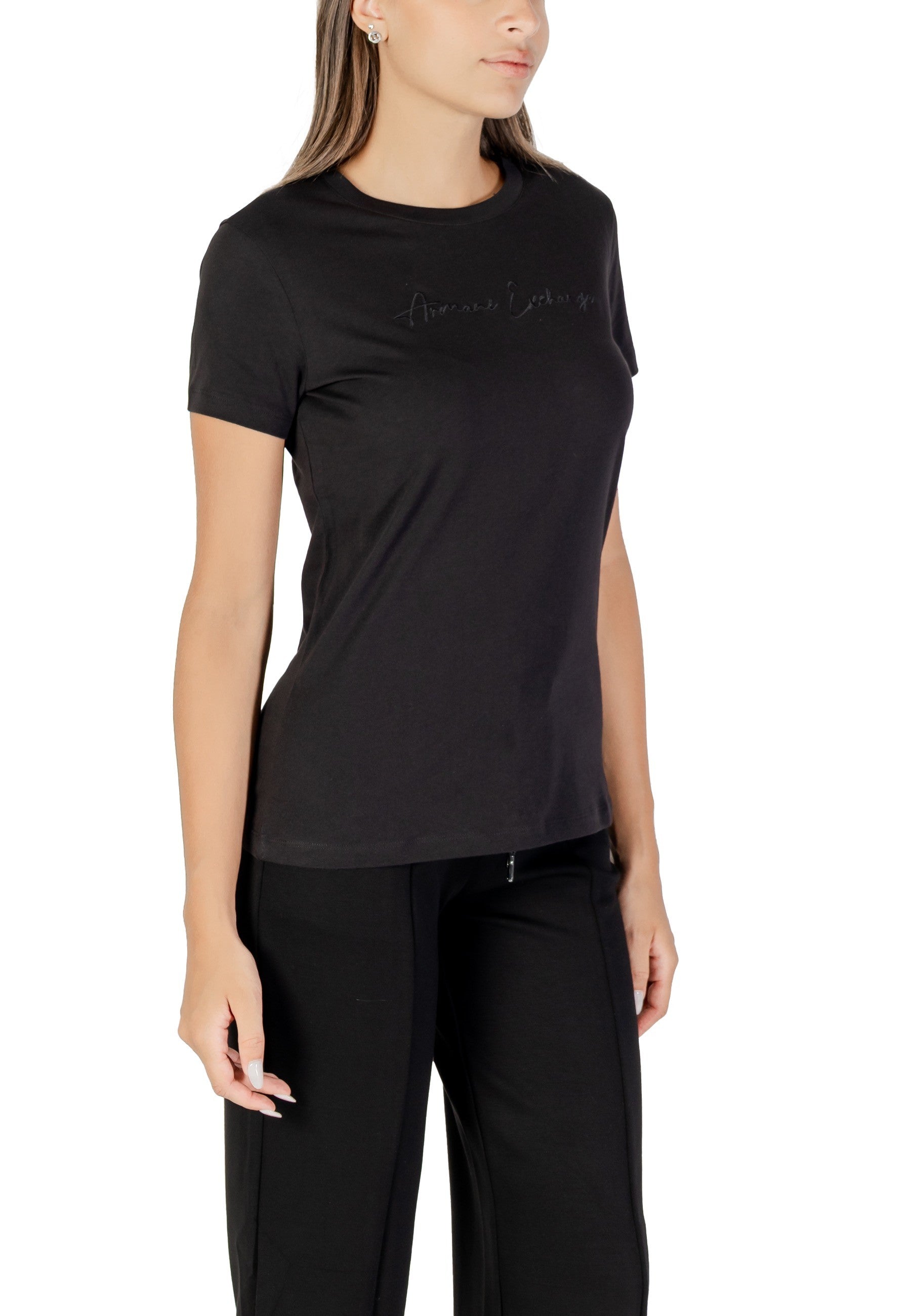 Armani Exchange T-shirt femme — black