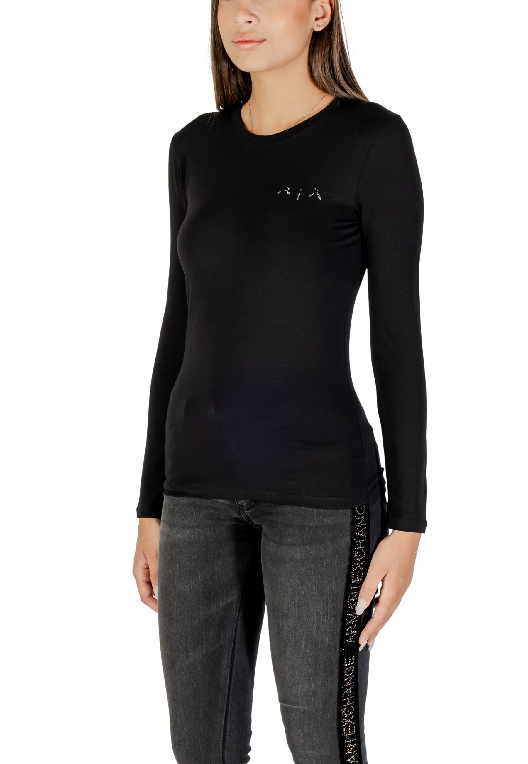Armani Exchange T-shirt femme — black