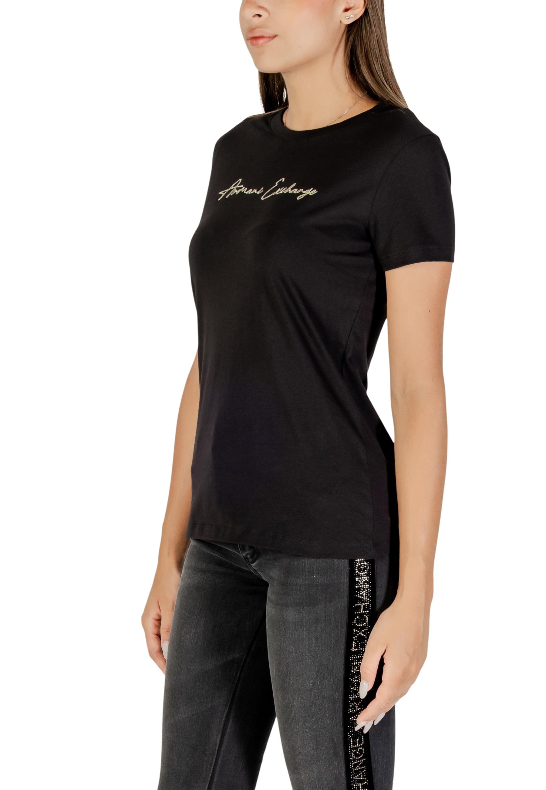 Armani Exchange T-shirt femme — black