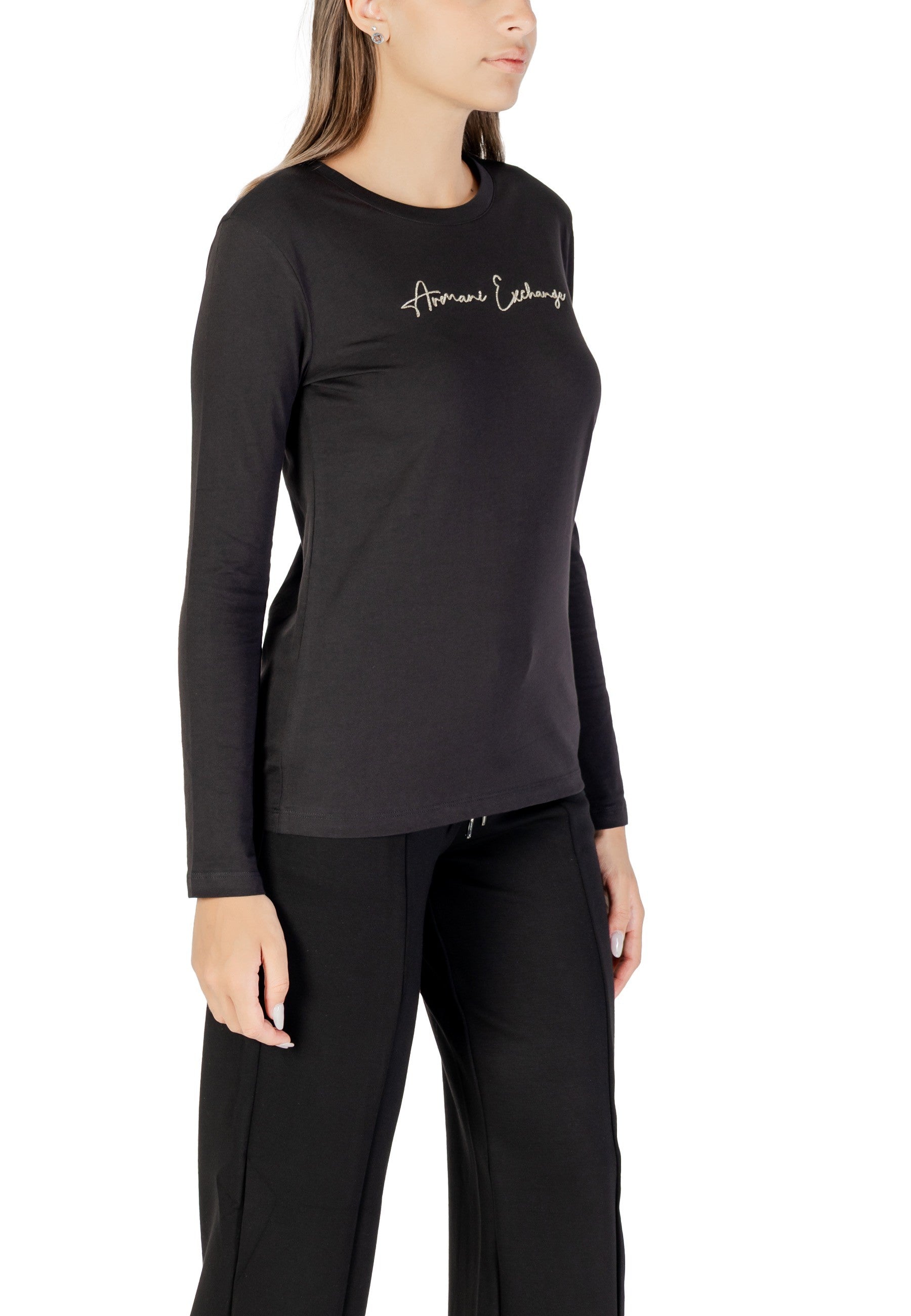 Armani Exchange T-shirt femme — black