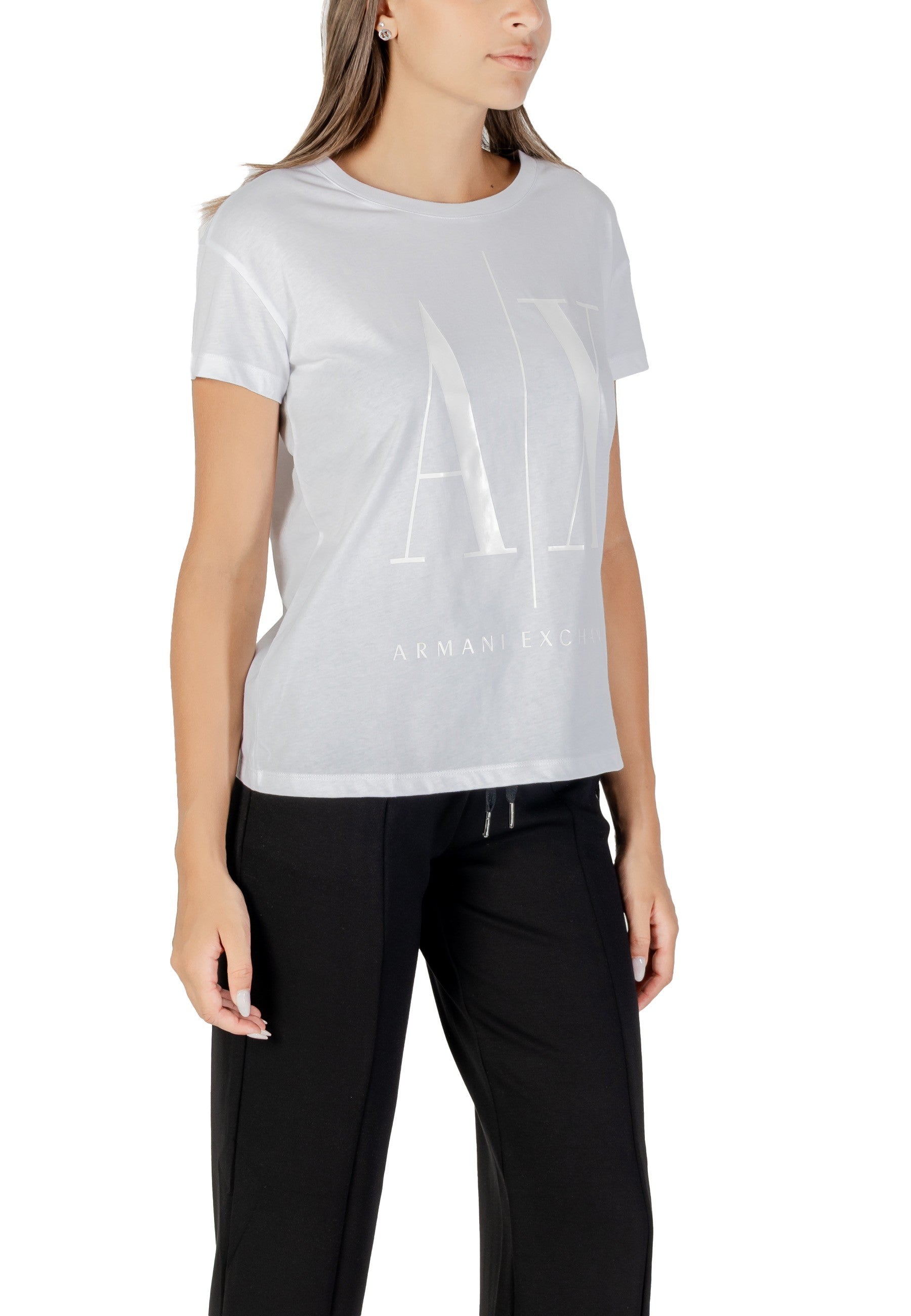 Armani Exchange T-shirt femme — white