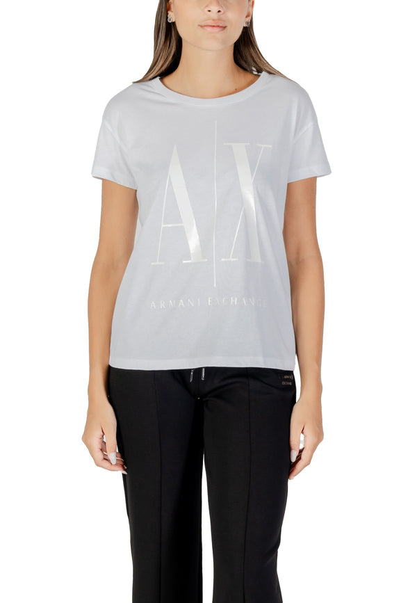 Armani Exchange T-shirt femme — white