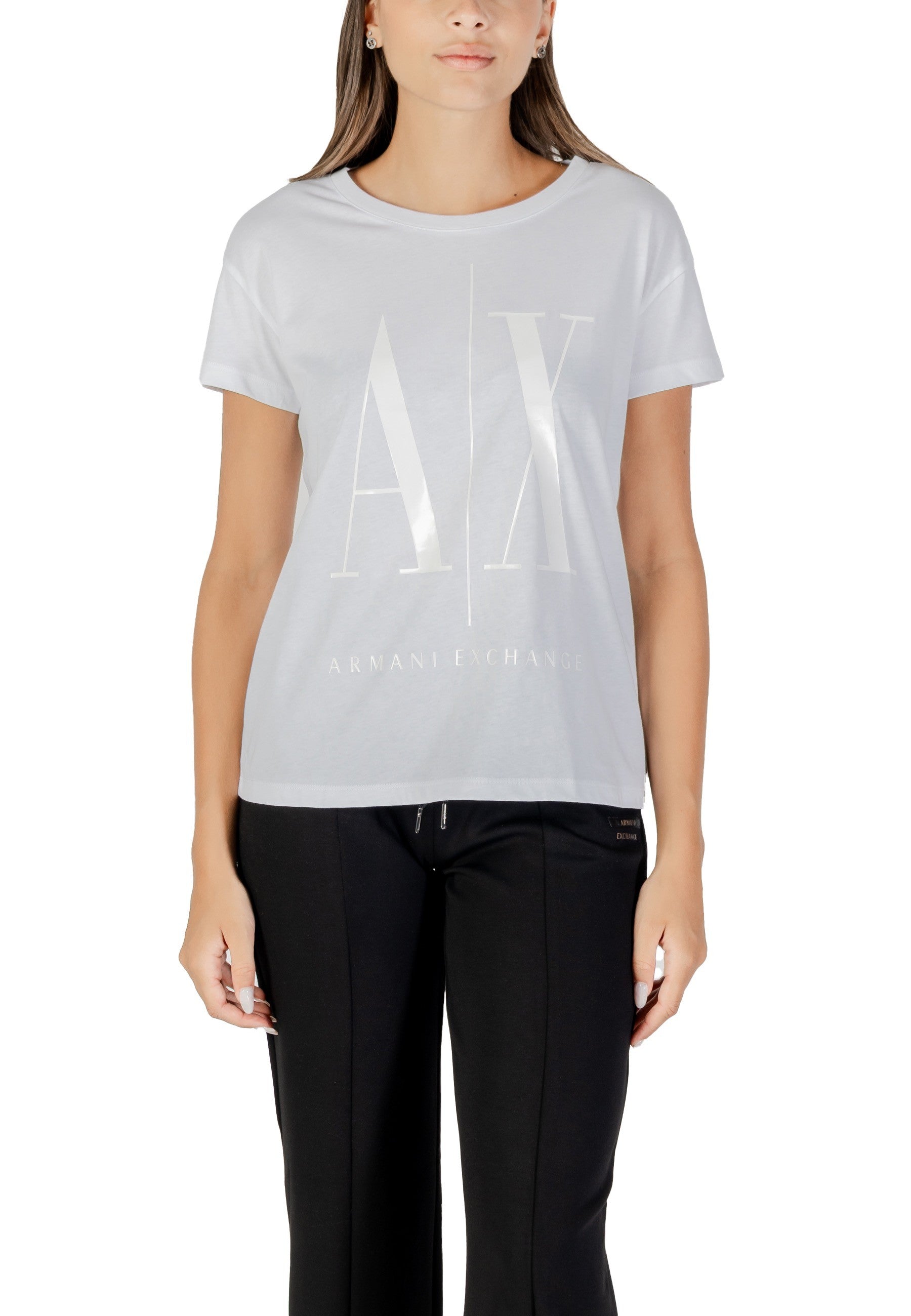 Armani Exchange T-shirt femme — white