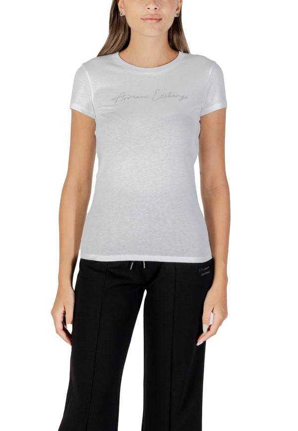Armani Exchange T-shirt femme — white