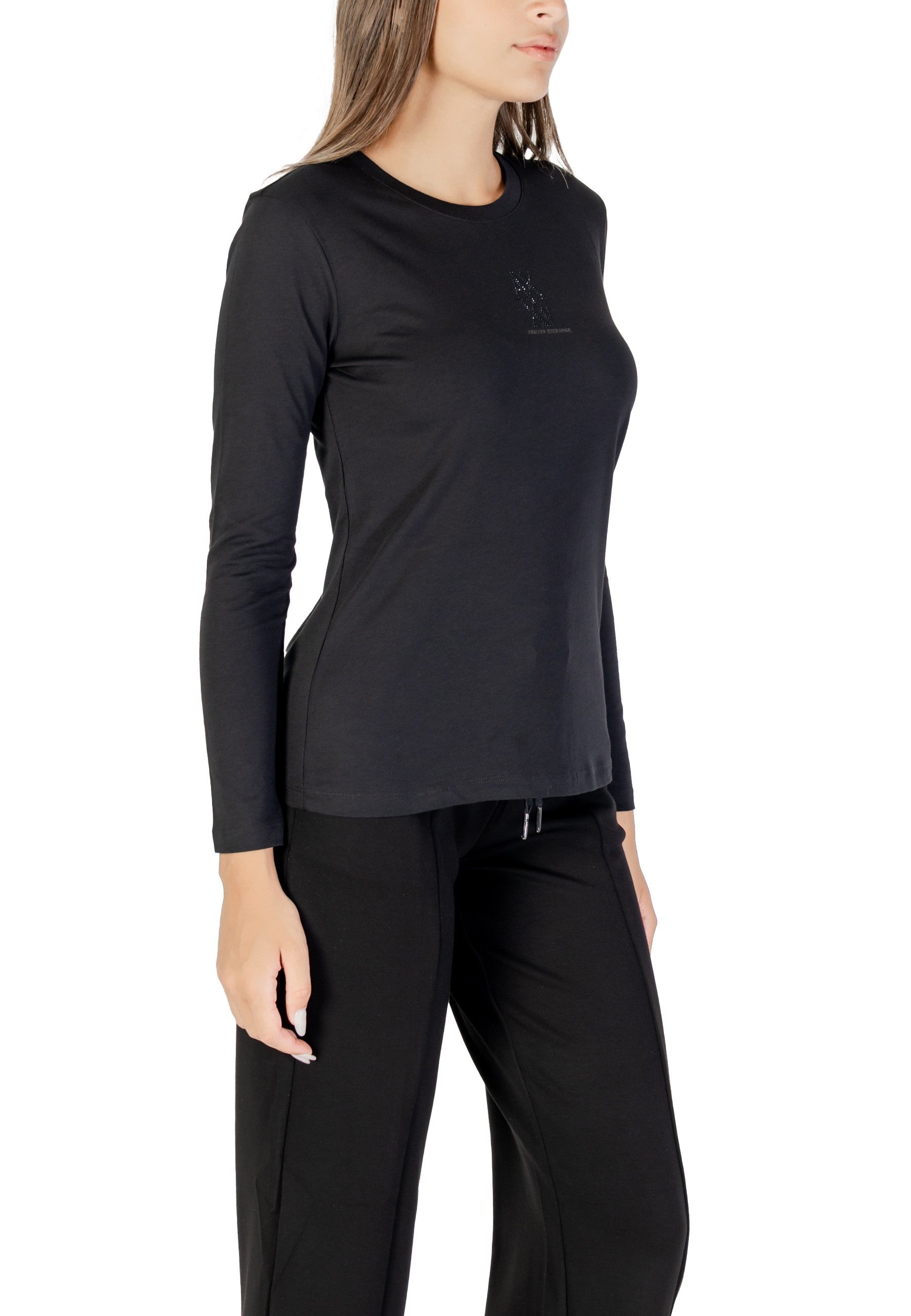 Armani Exchange T-shirt femme — black